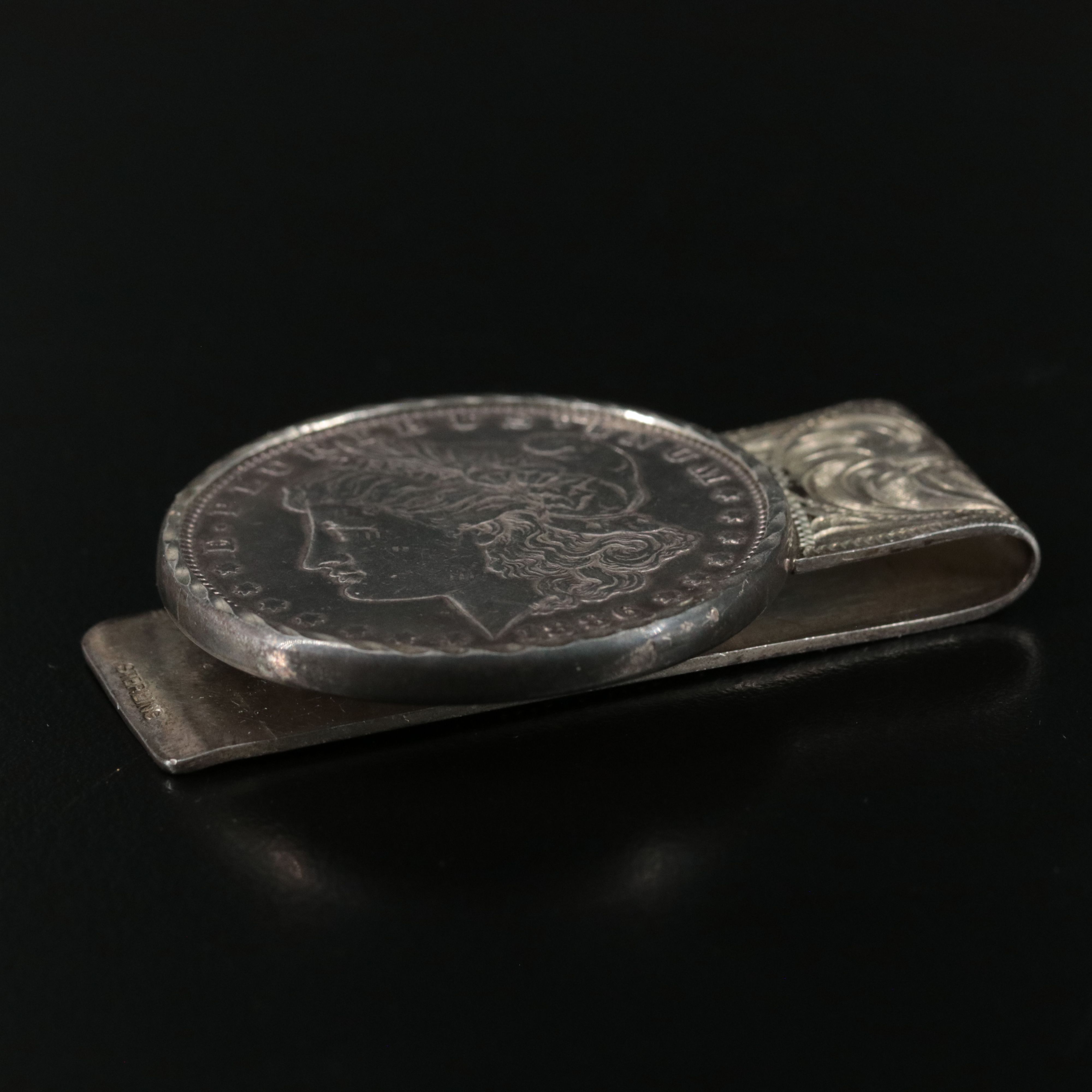 1886 Morgan Silver Dollar Money Clip