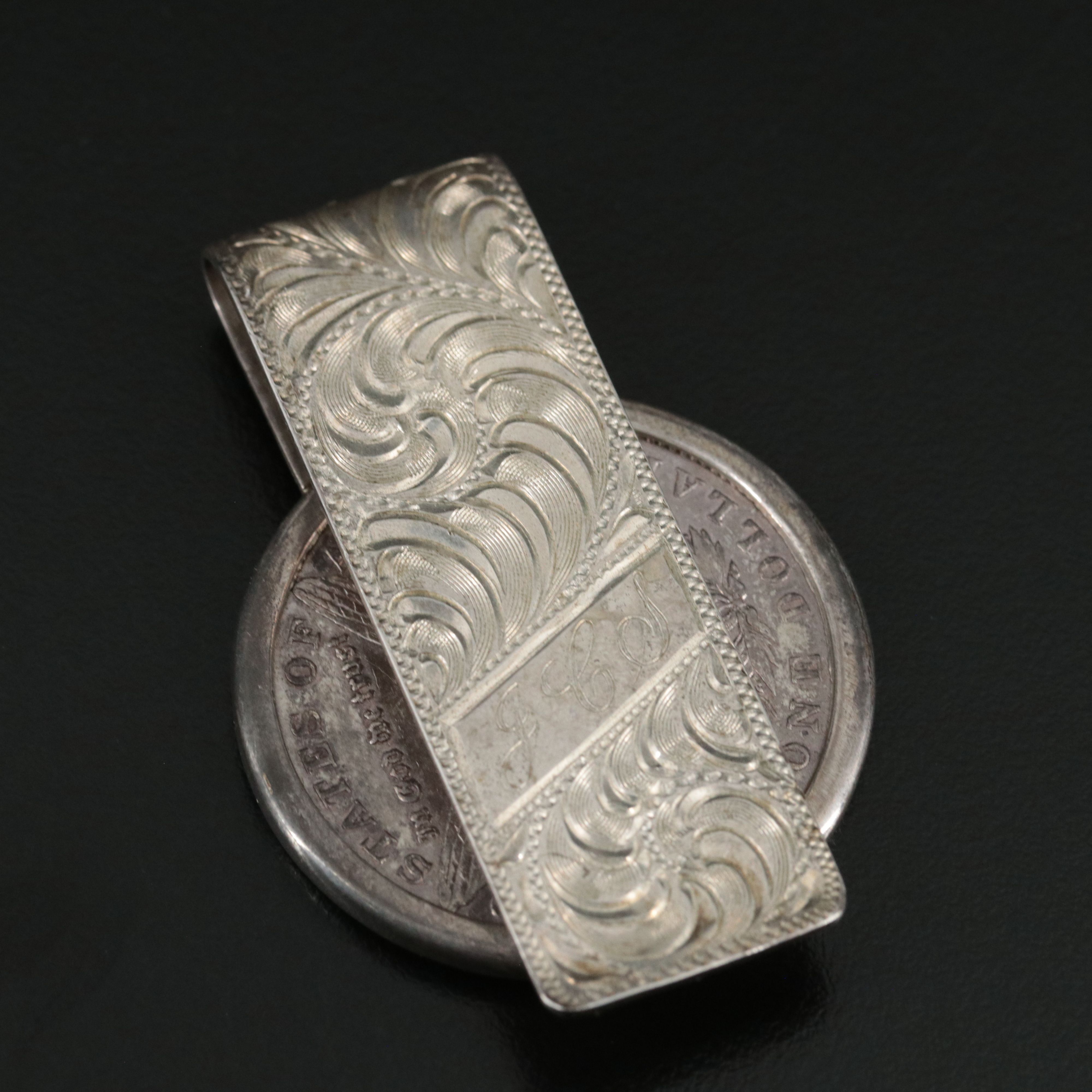 1886 Morgan Silver Dollar Money Clip