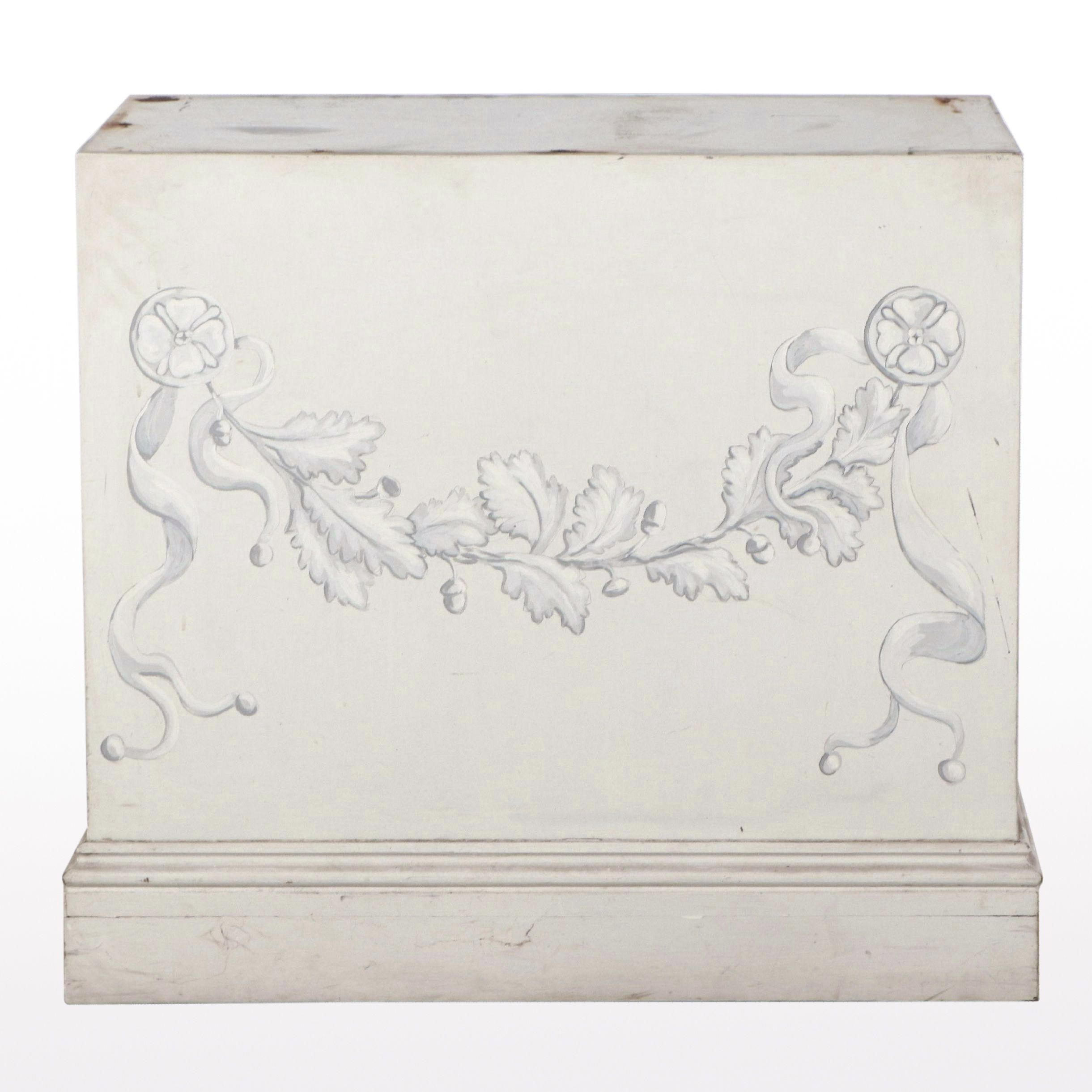 Jules Jourdain Painted Plaster Sculpture of Seated Woman, 19th Century