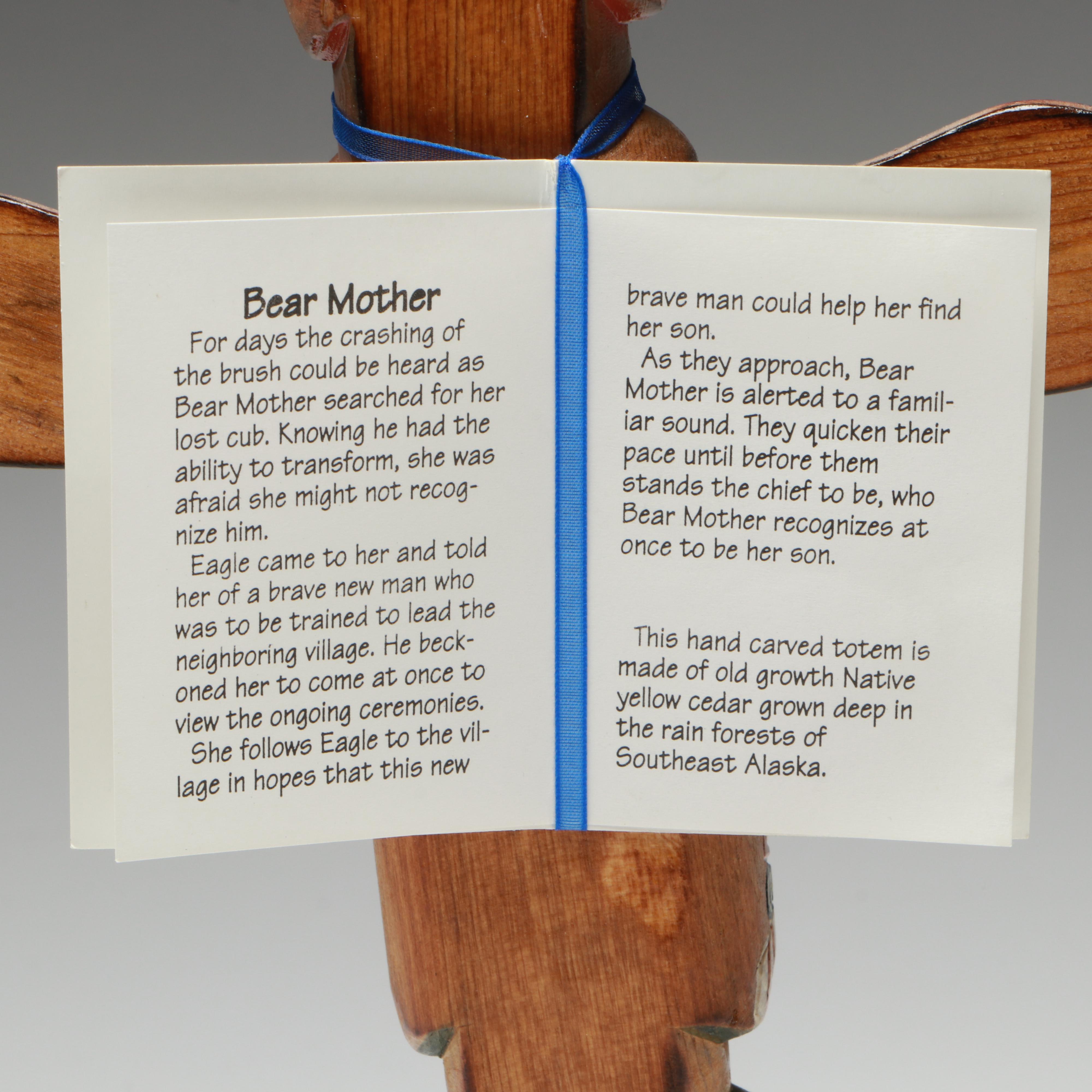 Alaska Black Diamond "Bear Mother" Totem