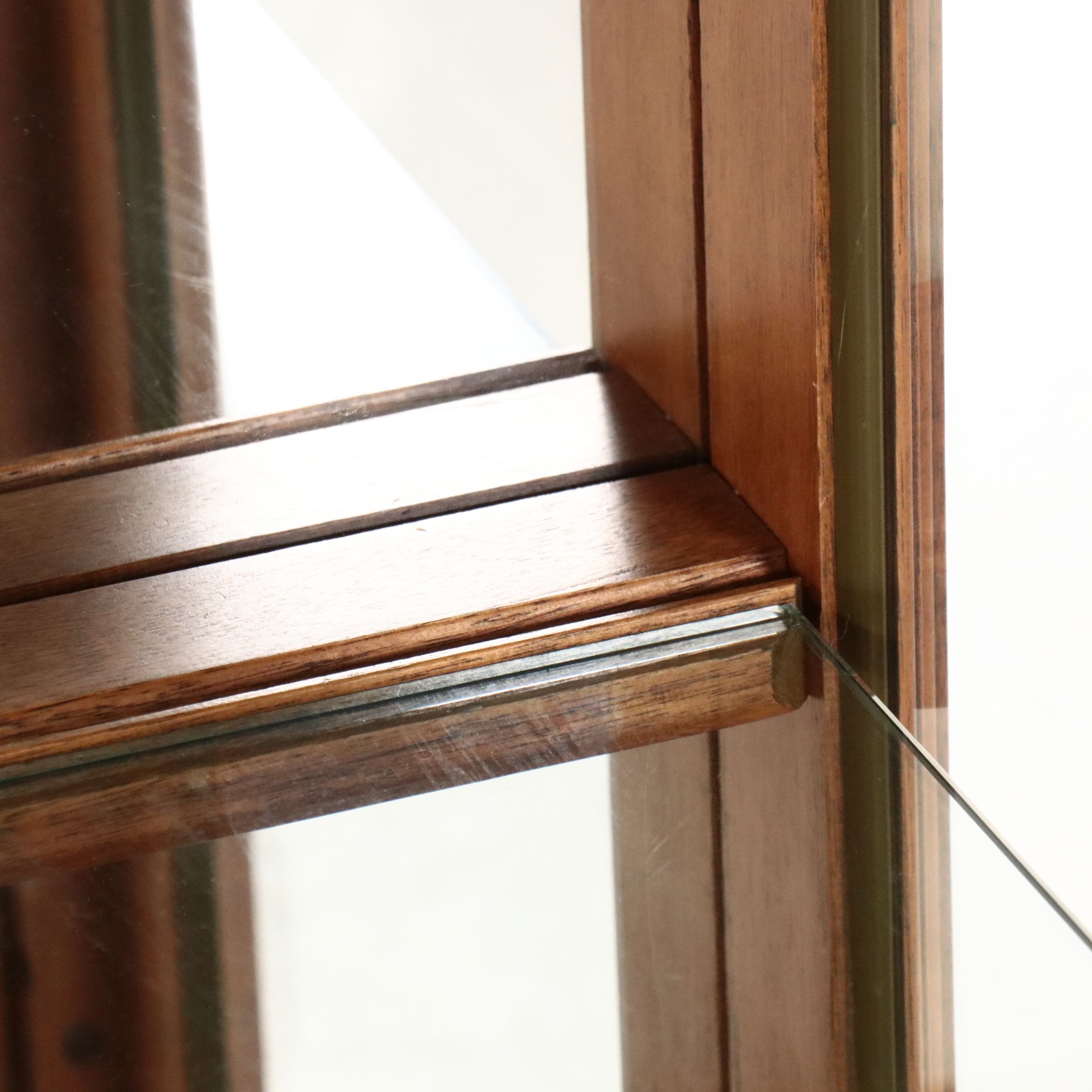 Traditional Style Illuminated Curio Cabinet