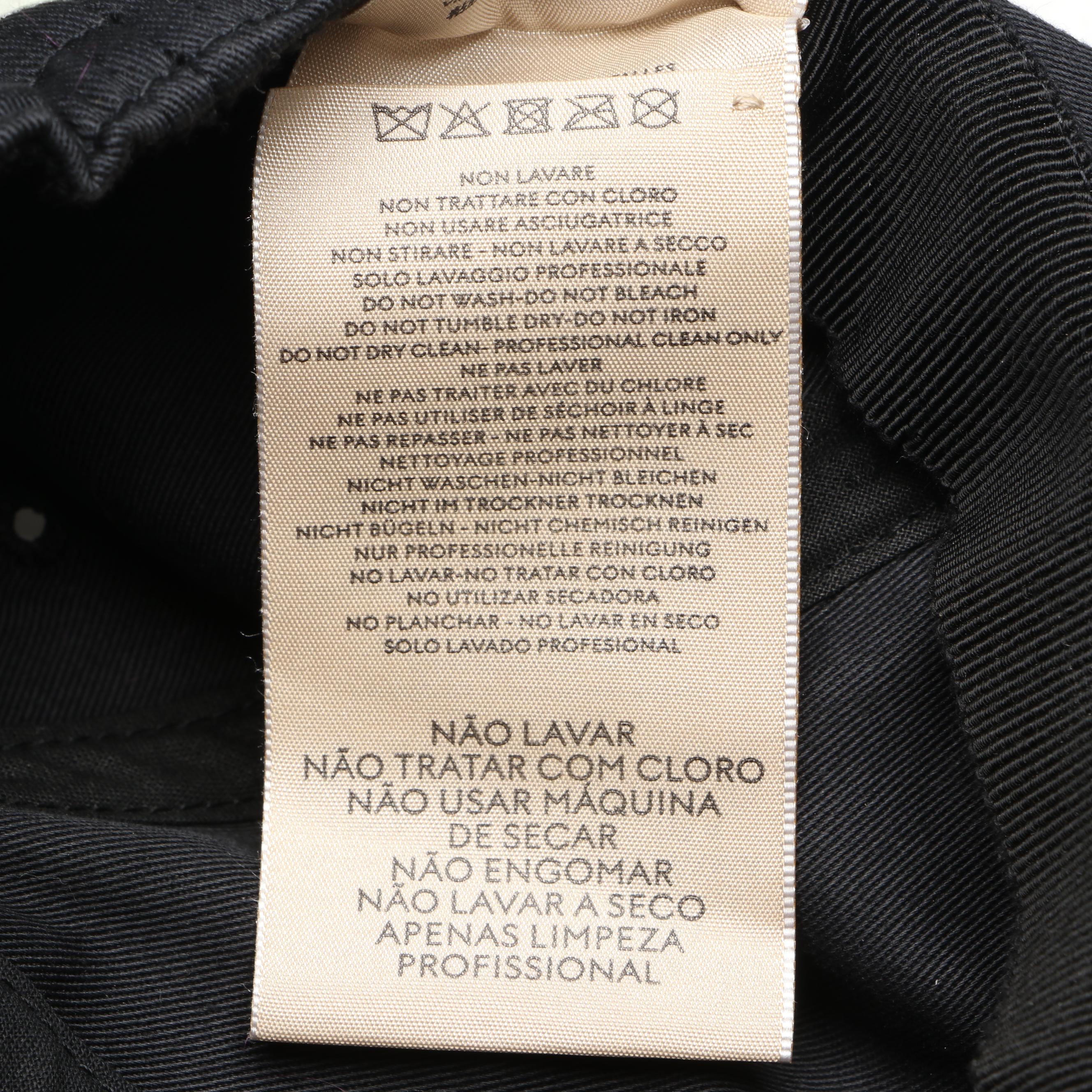 Gucci 25 Logo Baseball Cap with Tags