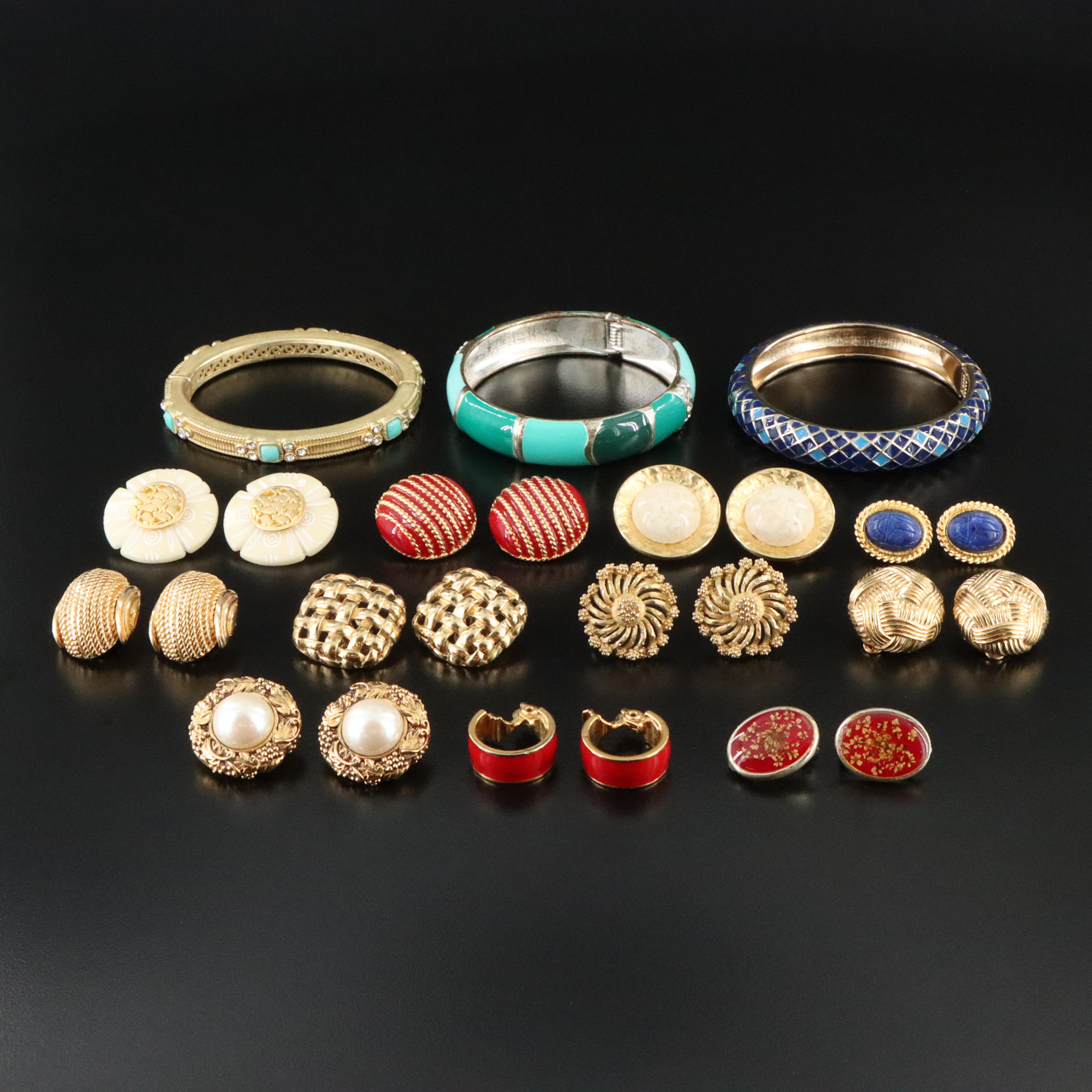 Givenchy and Gay Boyer Featured in Vintage Earrings and Bracelets