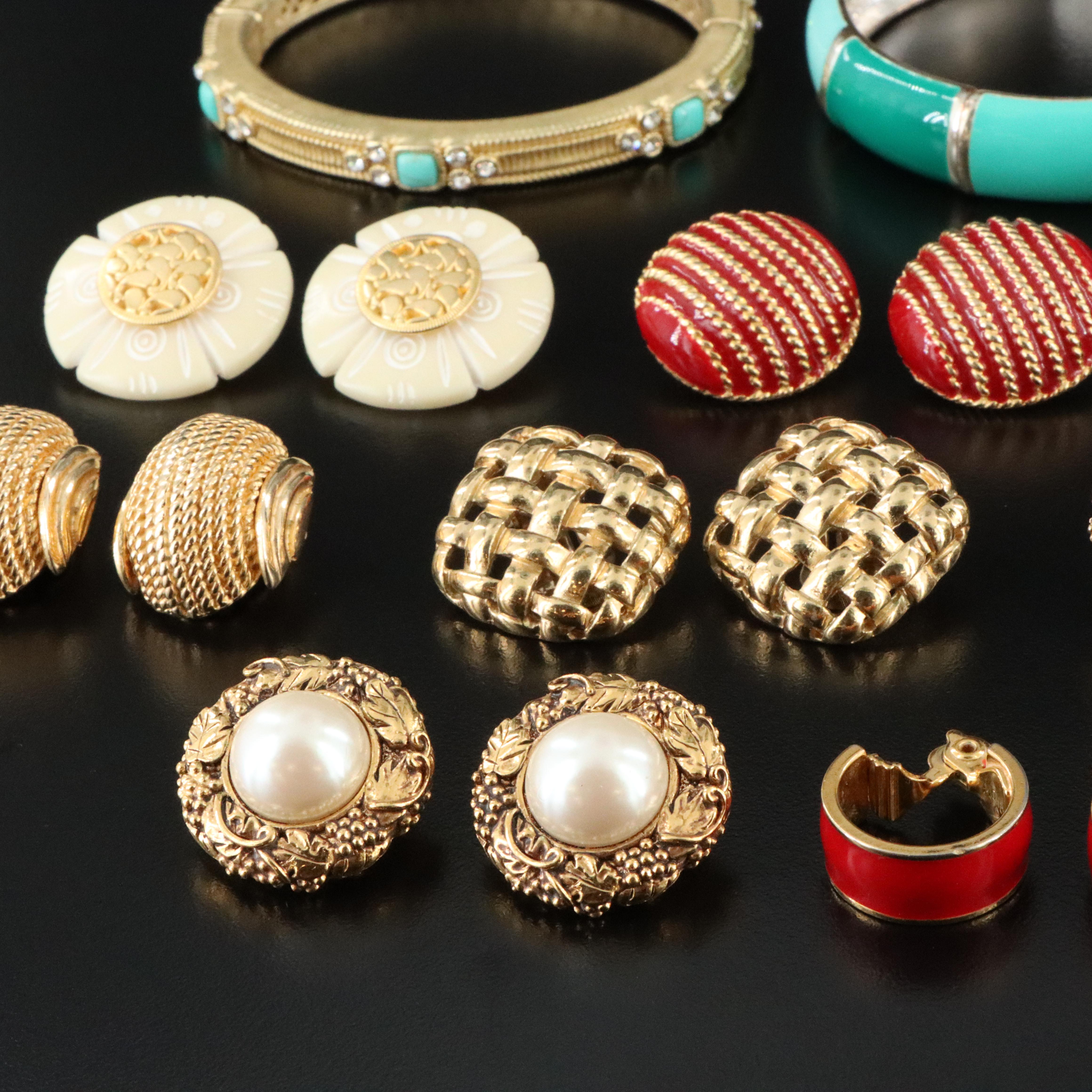 Givenchy and Gay Boyer Featured in Vintage Earrings and Bracelets