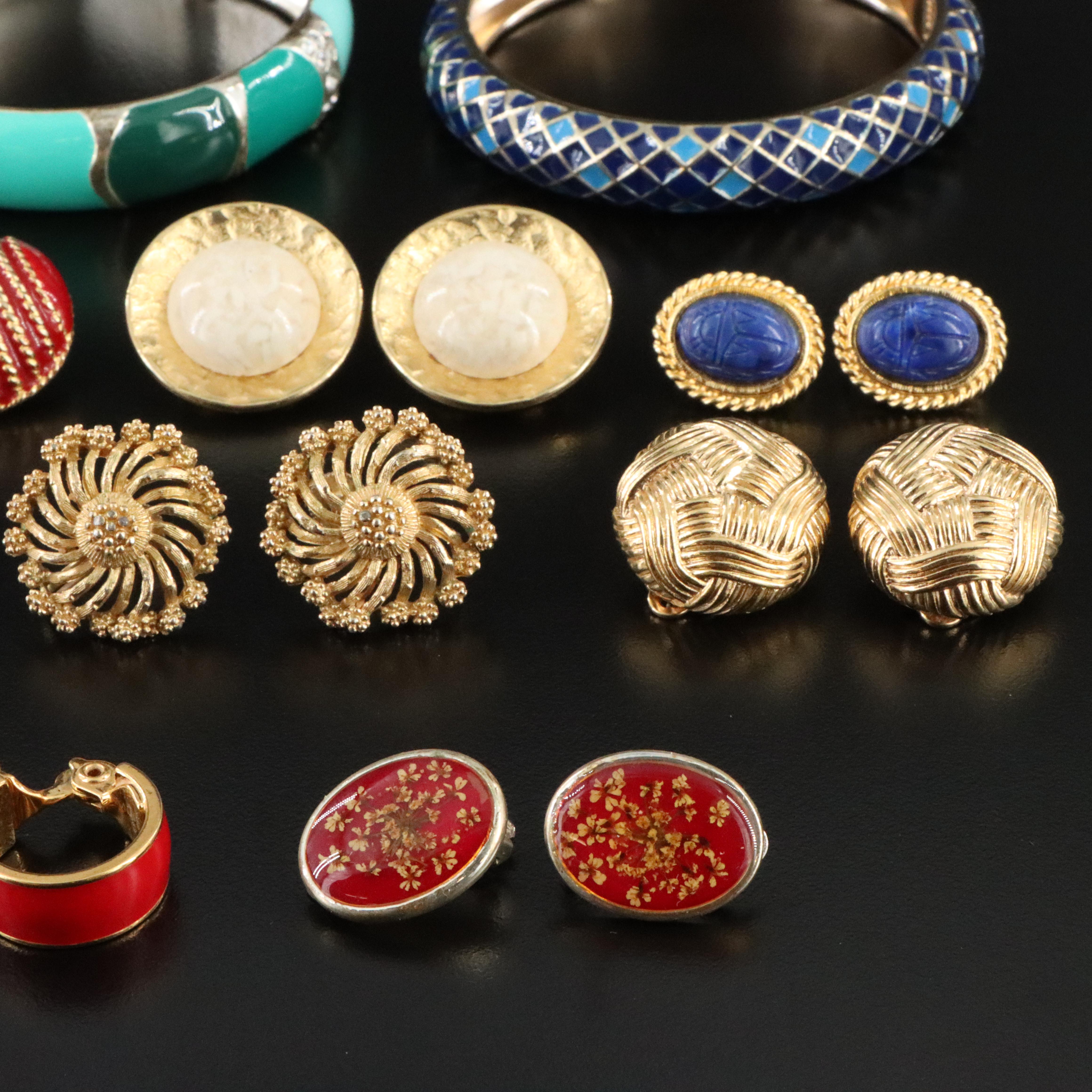 Givenchy and Gay Boyer Featured in Vintage Earrings and Bracelets