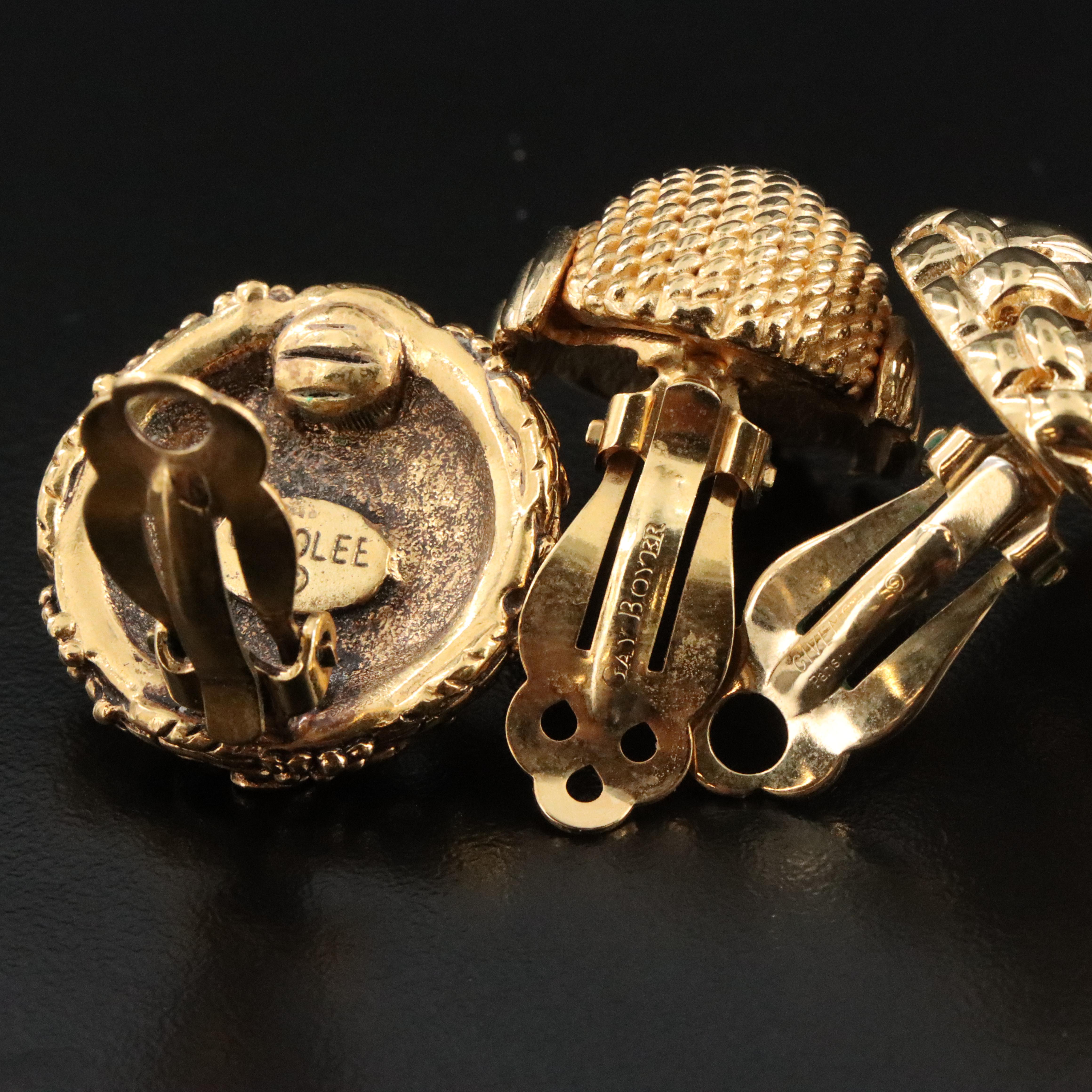 Givenchy and Gay Boyer Featured in Vintage Earrings and Bracelets