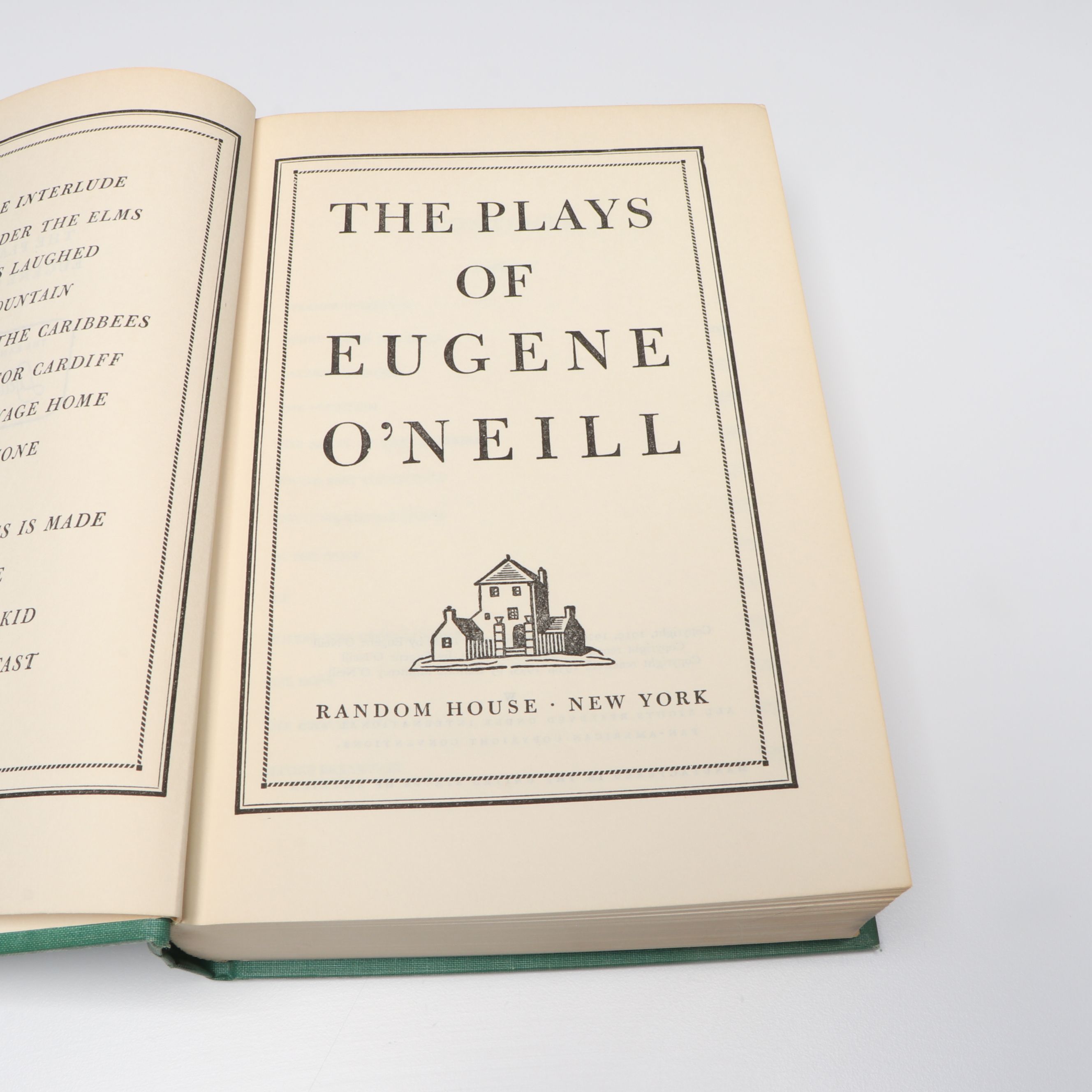 Book Club Edition "The Plays of Eugene O'Neill" Three-Volume Set, 1955