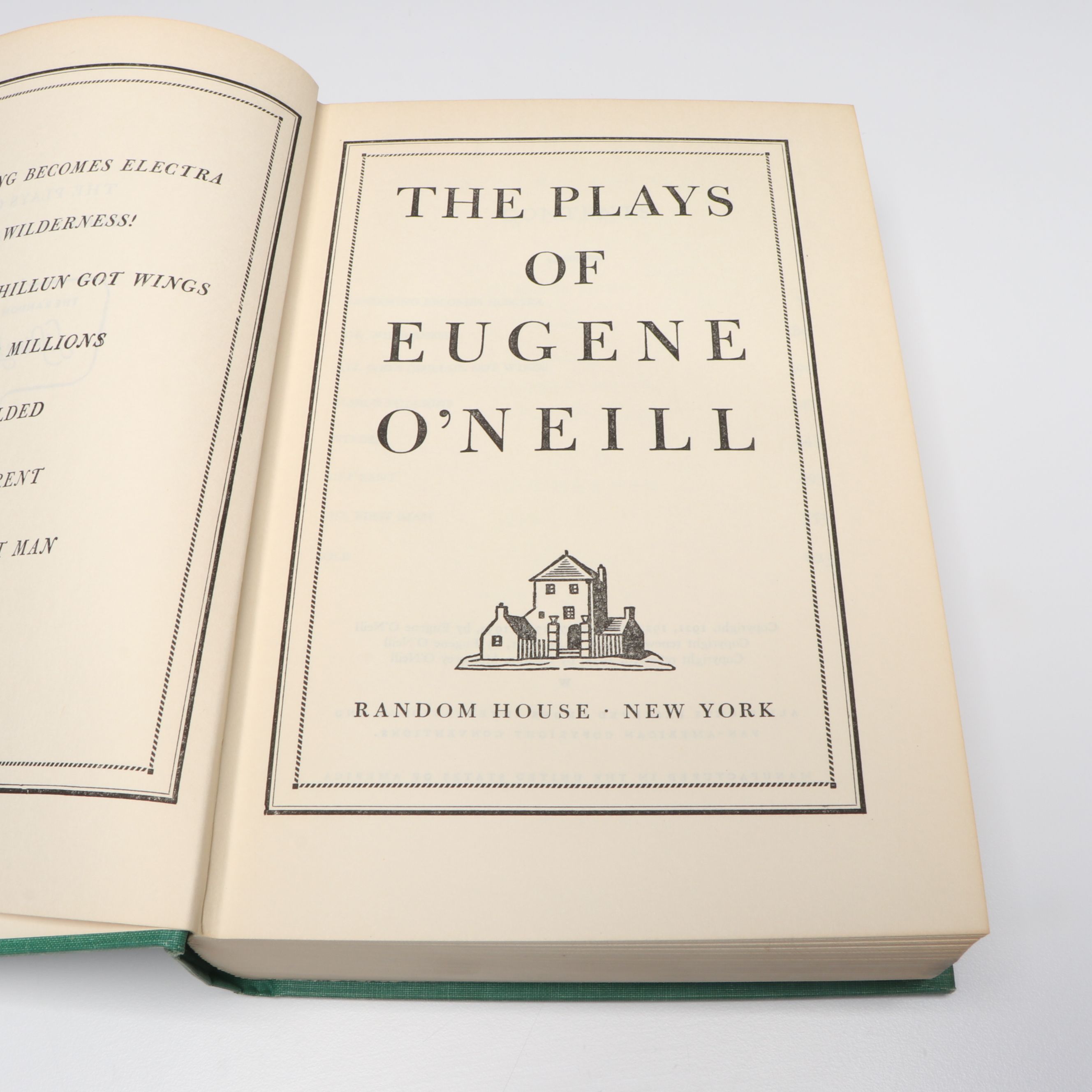 Book Club Edition "The Plays of Eugene O'Neill" Three-Volume Set, 1955