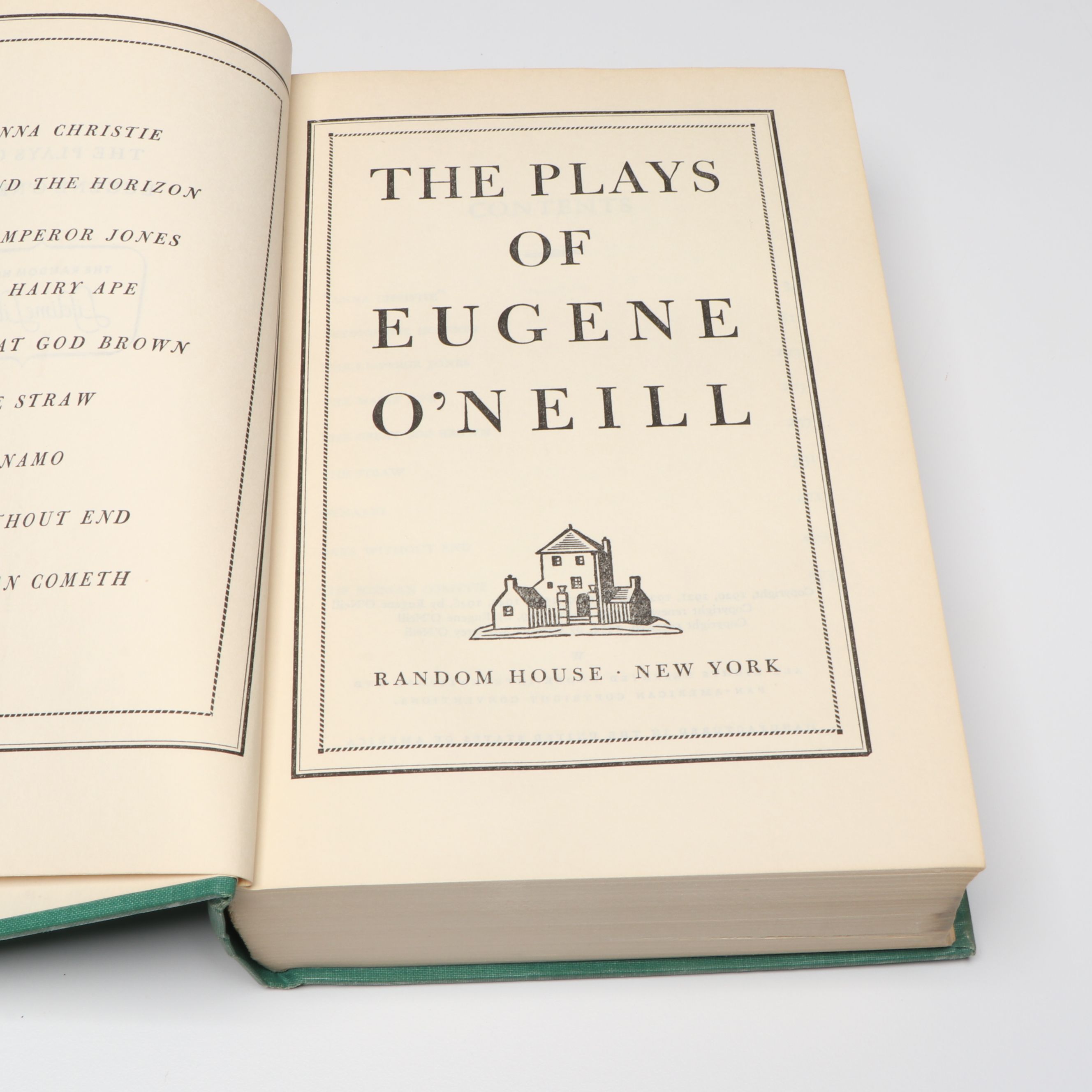 Book Club Edition "The Plays of Eugene O'Neill" Three-Volume Set, 1955