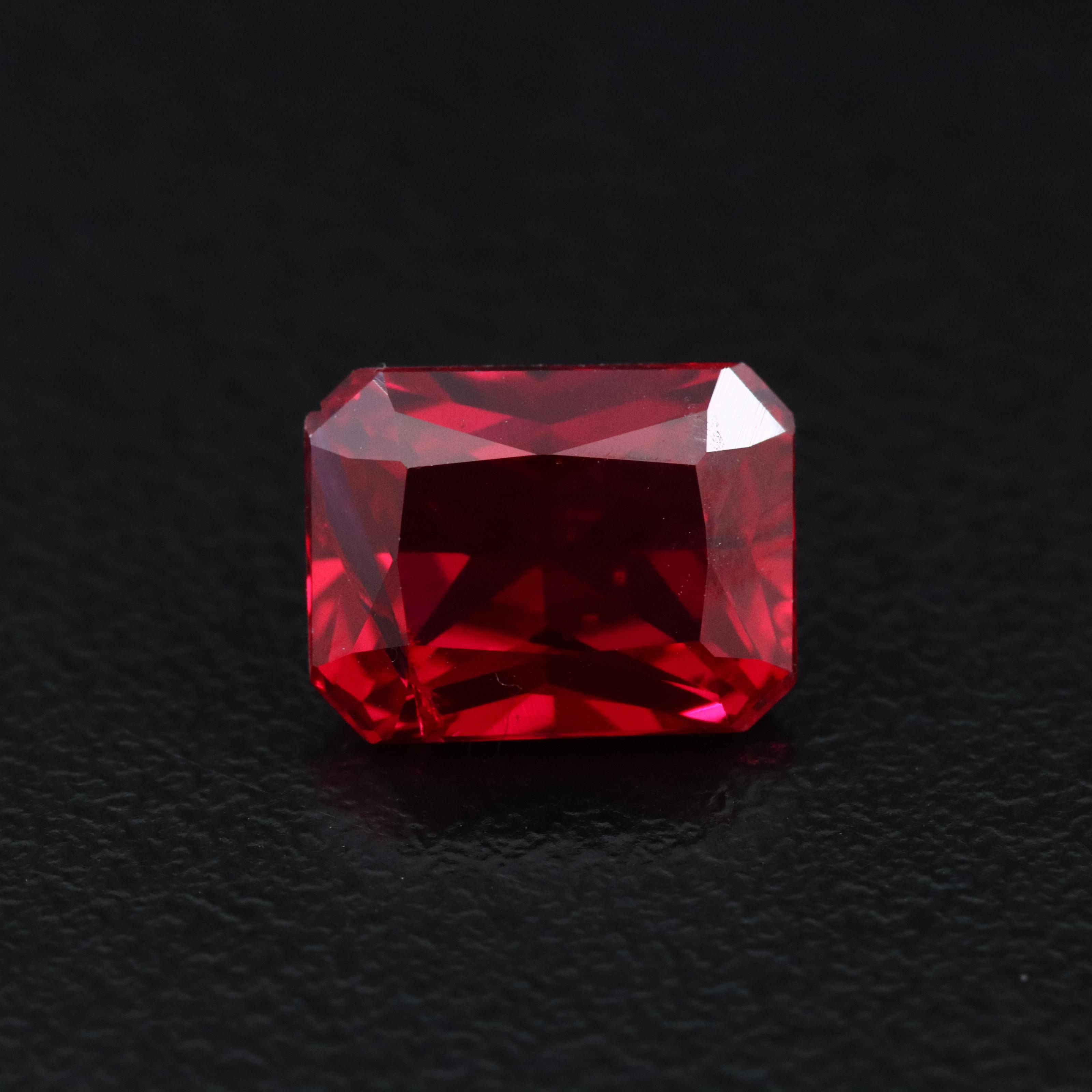Loose 3.20 CT Lab Grown Ruby