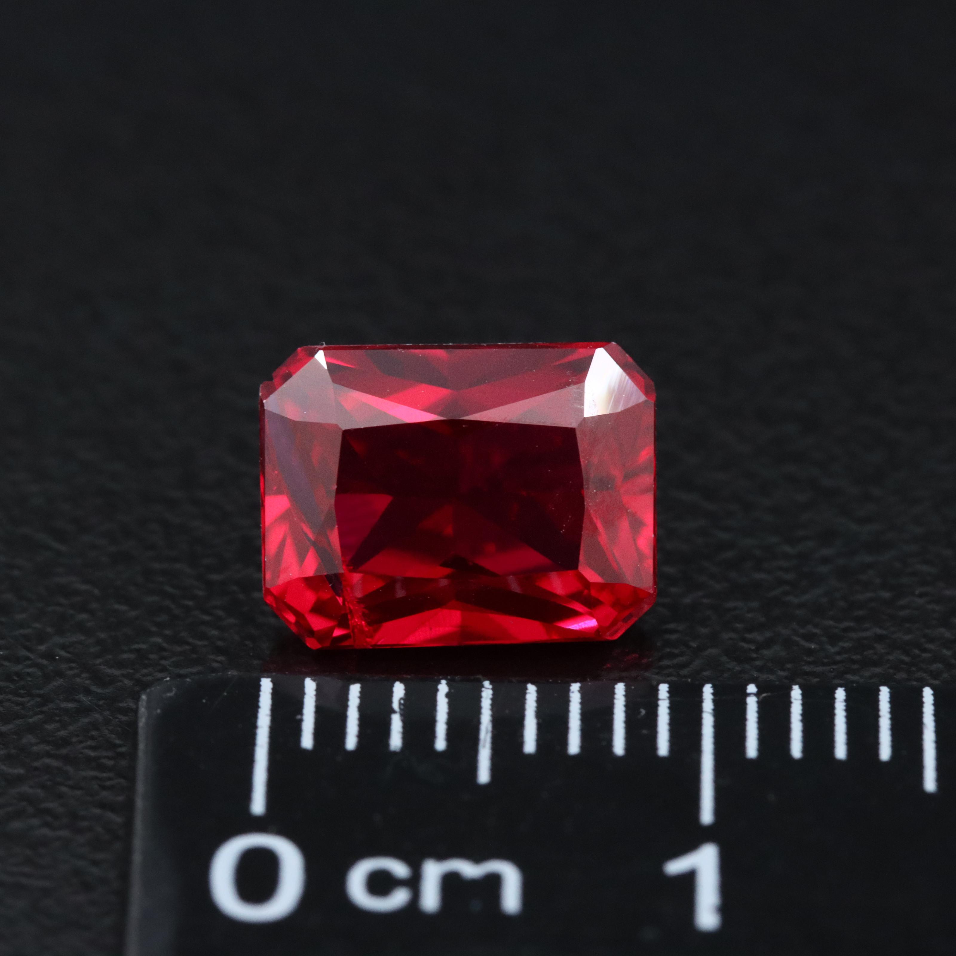 Loose 3.20 CT Lab Grown Ruby