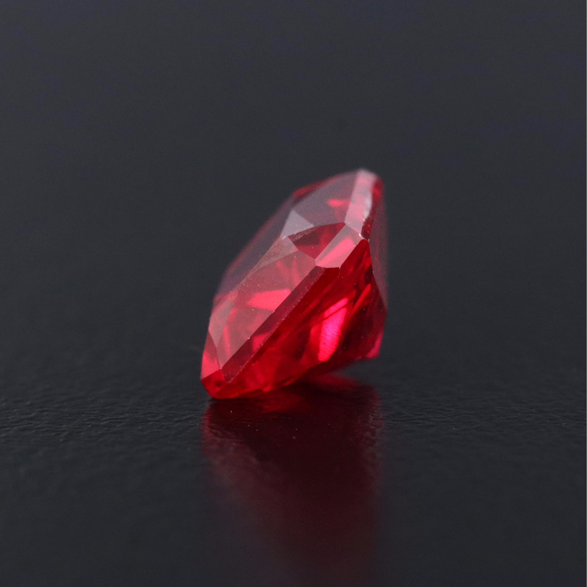 Loose 3.20 CT Lab Grown Ruby
