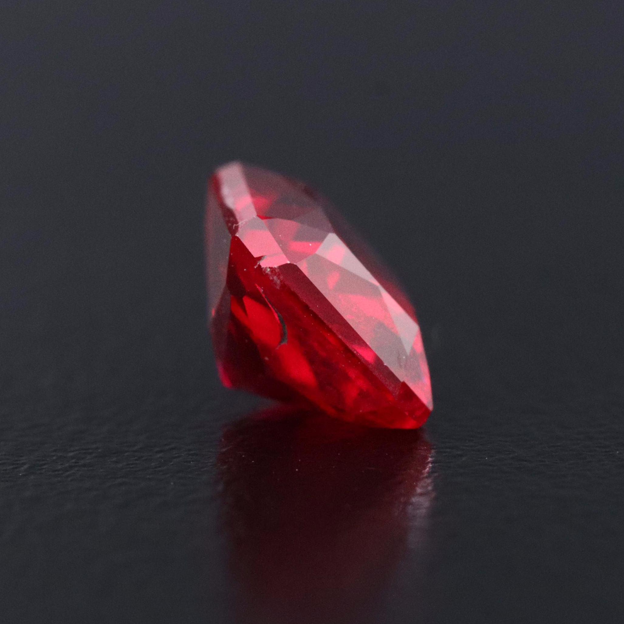 Loose 3.20 CT Lab Grown Ruby