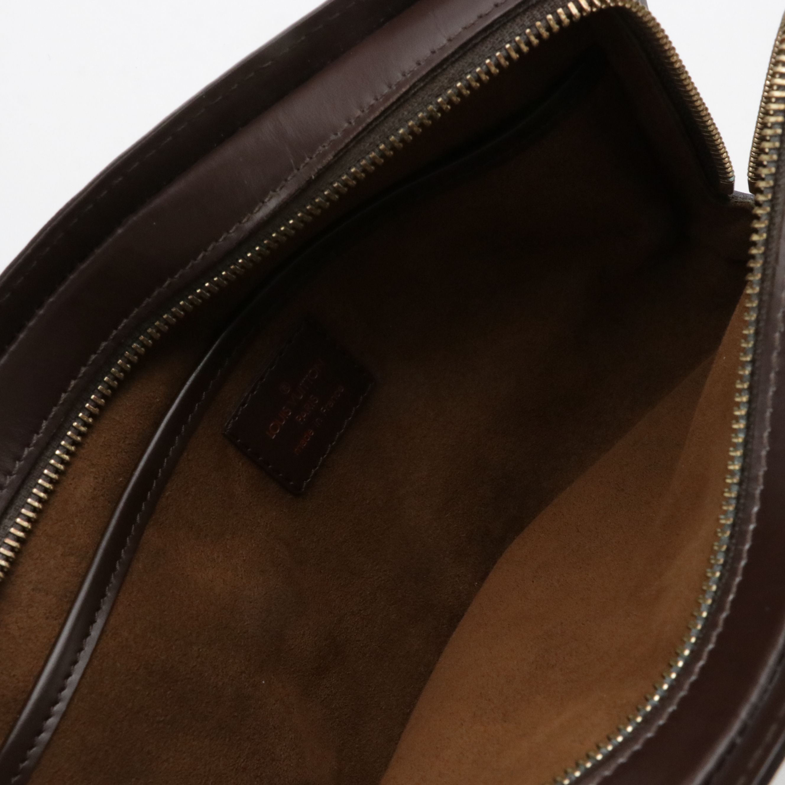 Louis Vuitton Saint Louis Pochette in Damier Ebene Coated Canvas