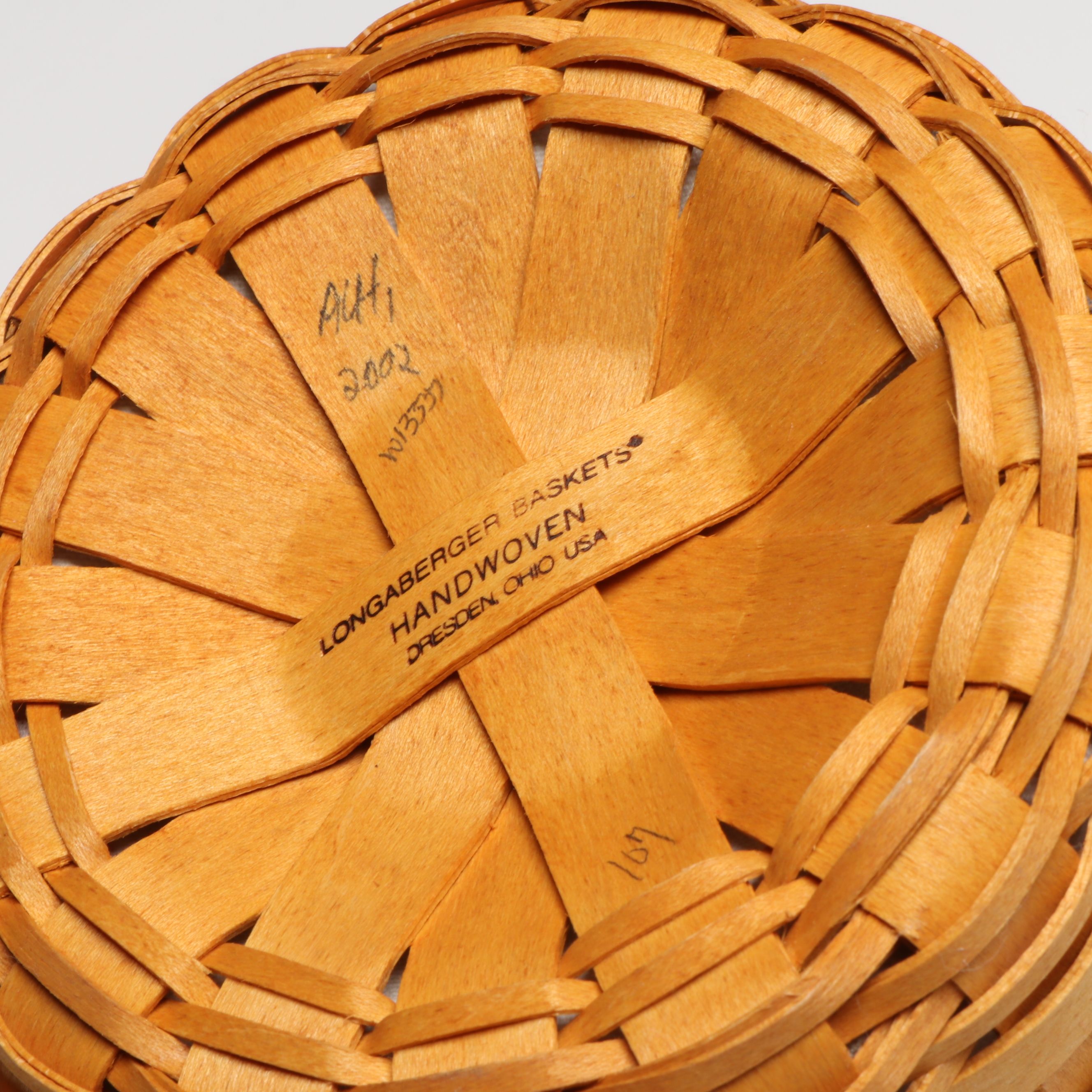 Longaberger Woven Baskets, Late 20th/Early 21st Century