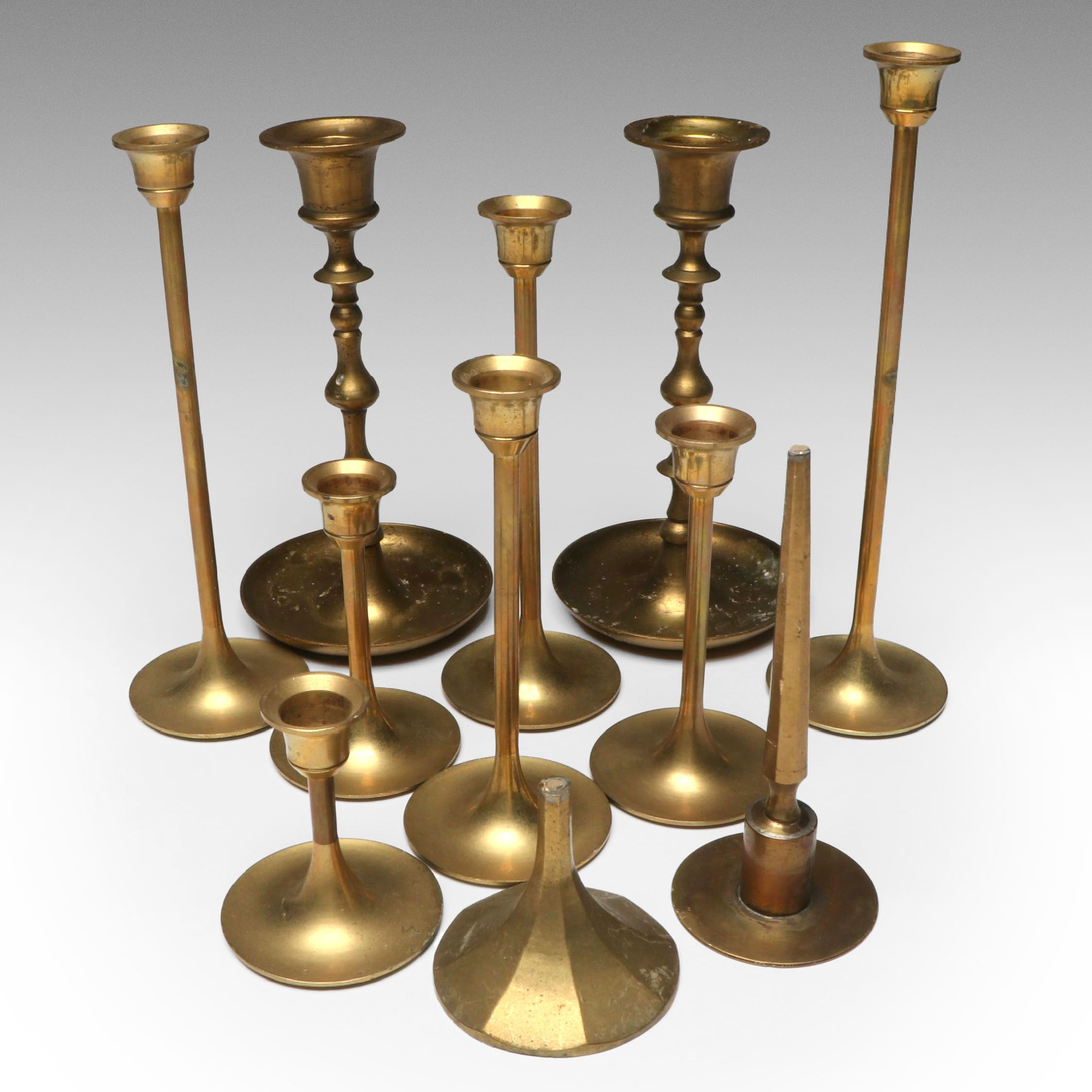 Vintage Brass Candlesticks