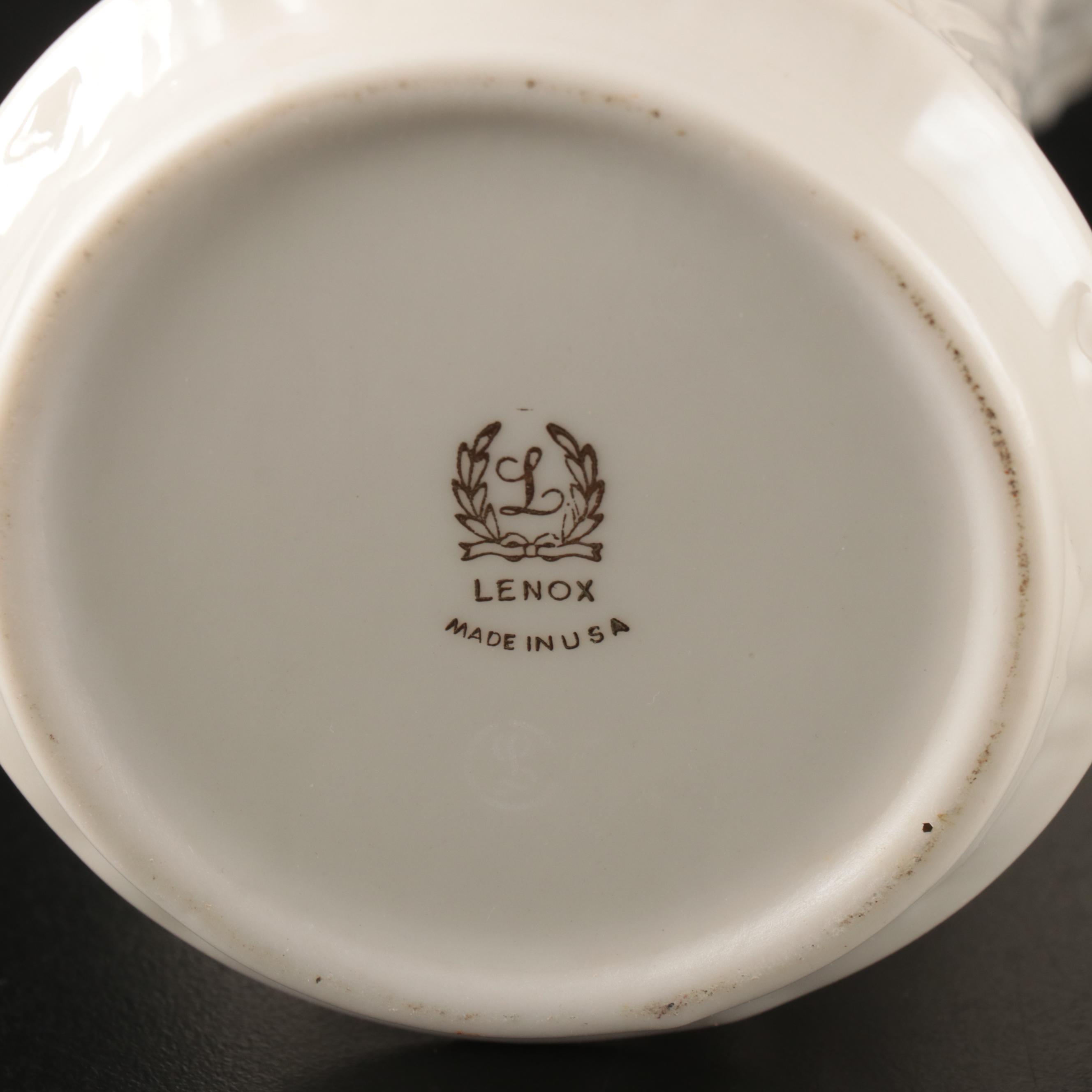 Royal Worcester "Fern Leaf" with Lenox and Other Porcelain Tableware and Décor