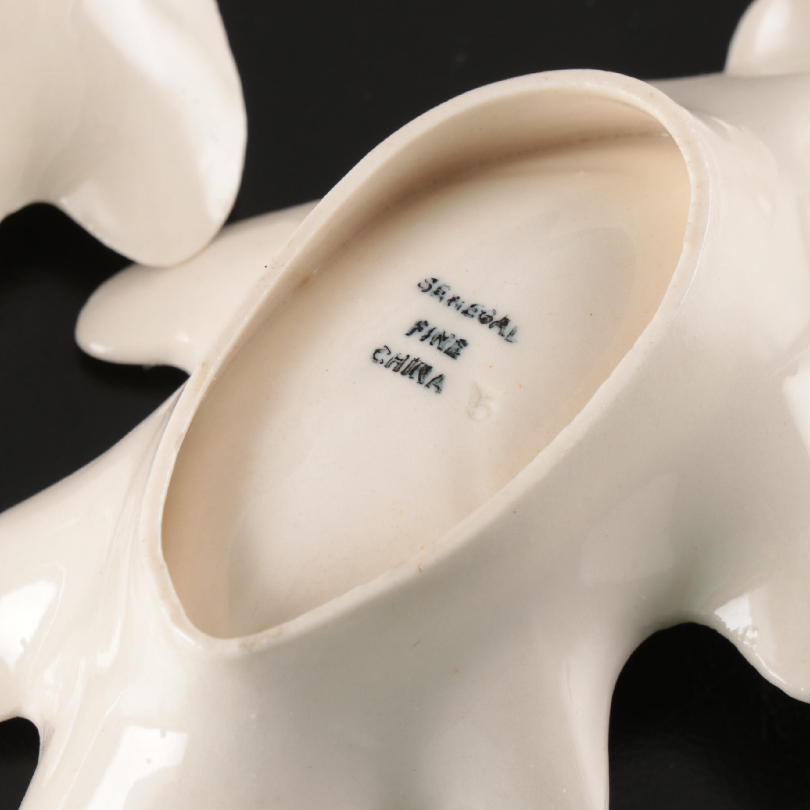 Royal Worcester "Fern Leaf" with Lenox and Other Porcelain Tableware and Décor