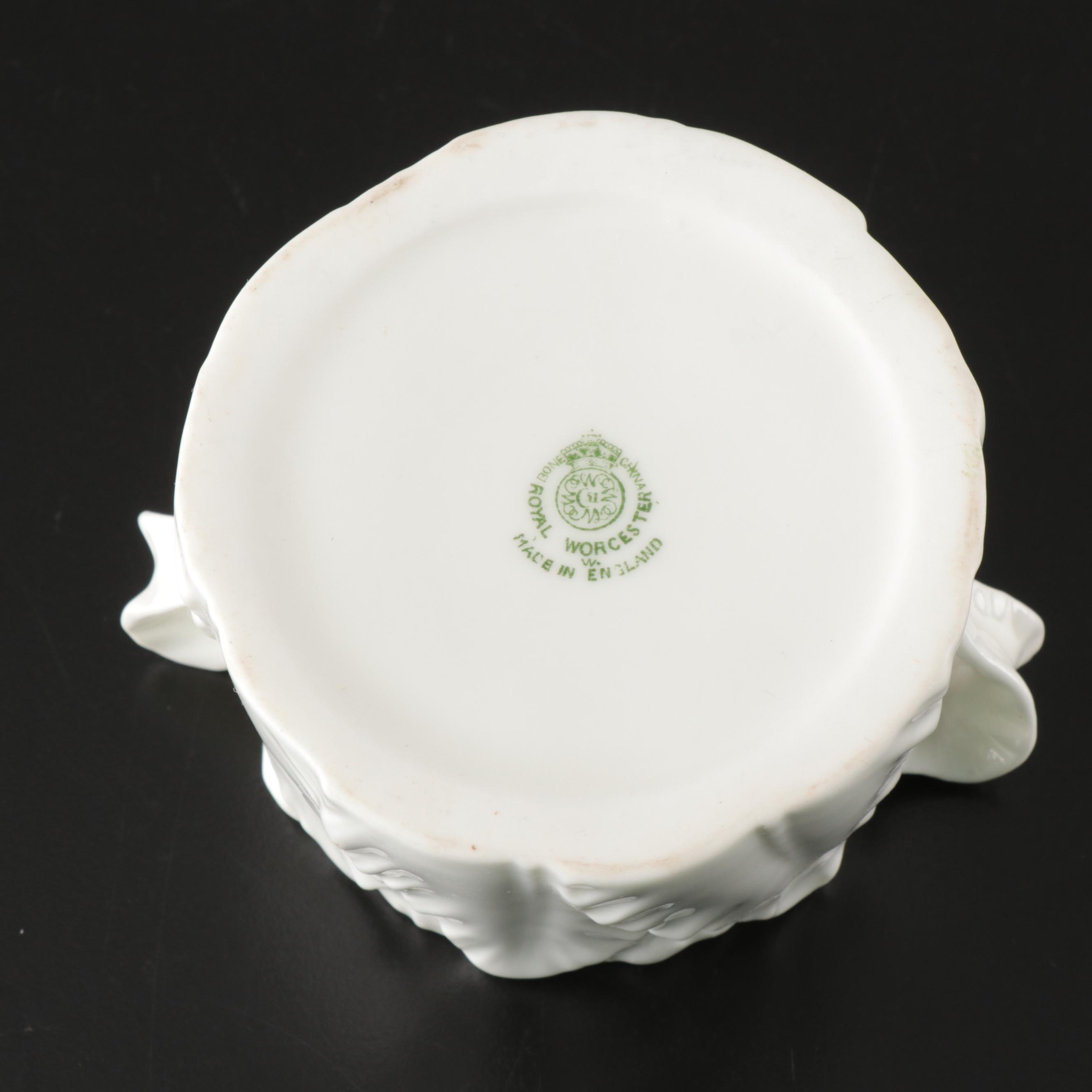 Royal Worcester "Fern Leaf" with Lenox and Other Porcelain Tableware and Décor