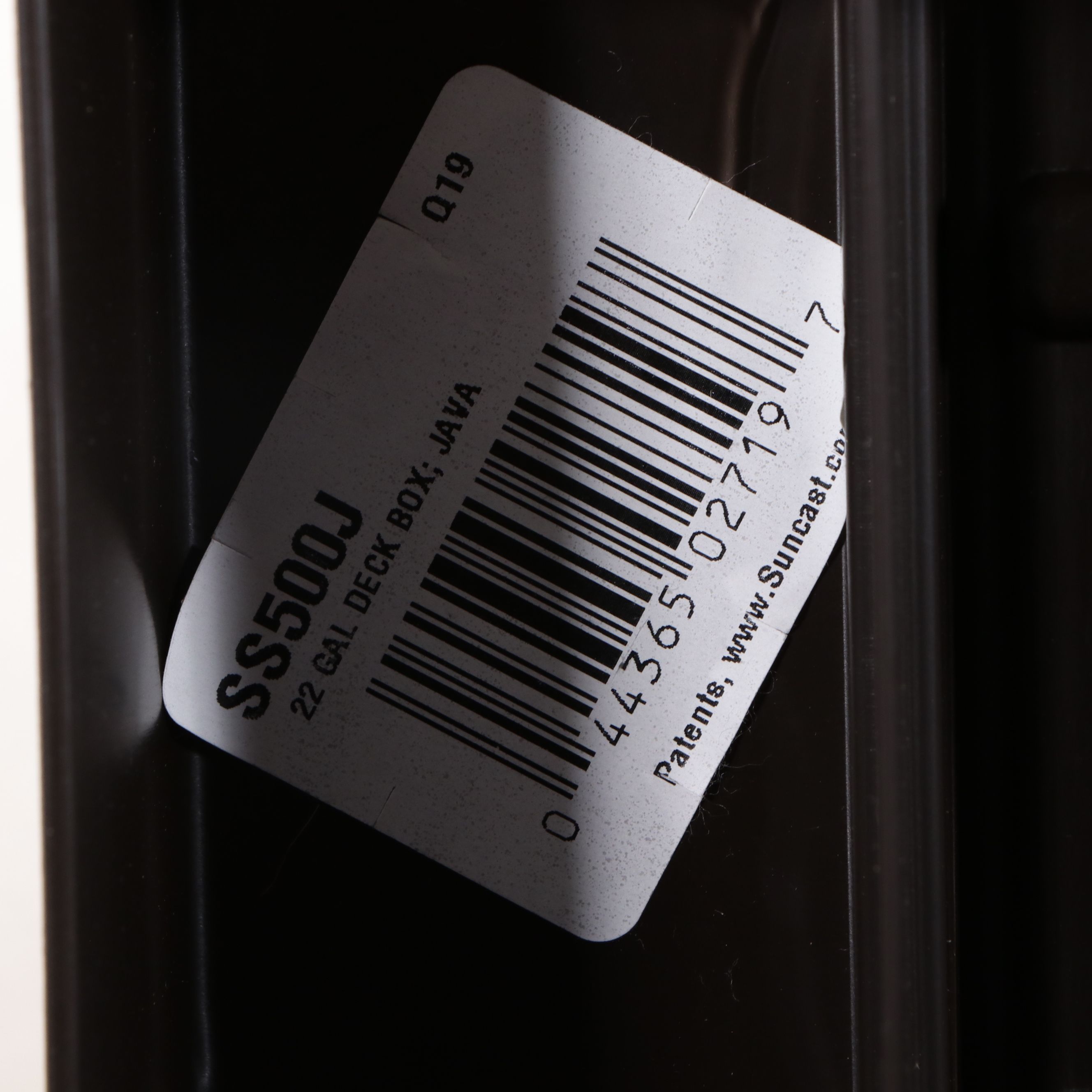 Wrought Iron Plant Stand, Fake Owl Decoy and Deck Box