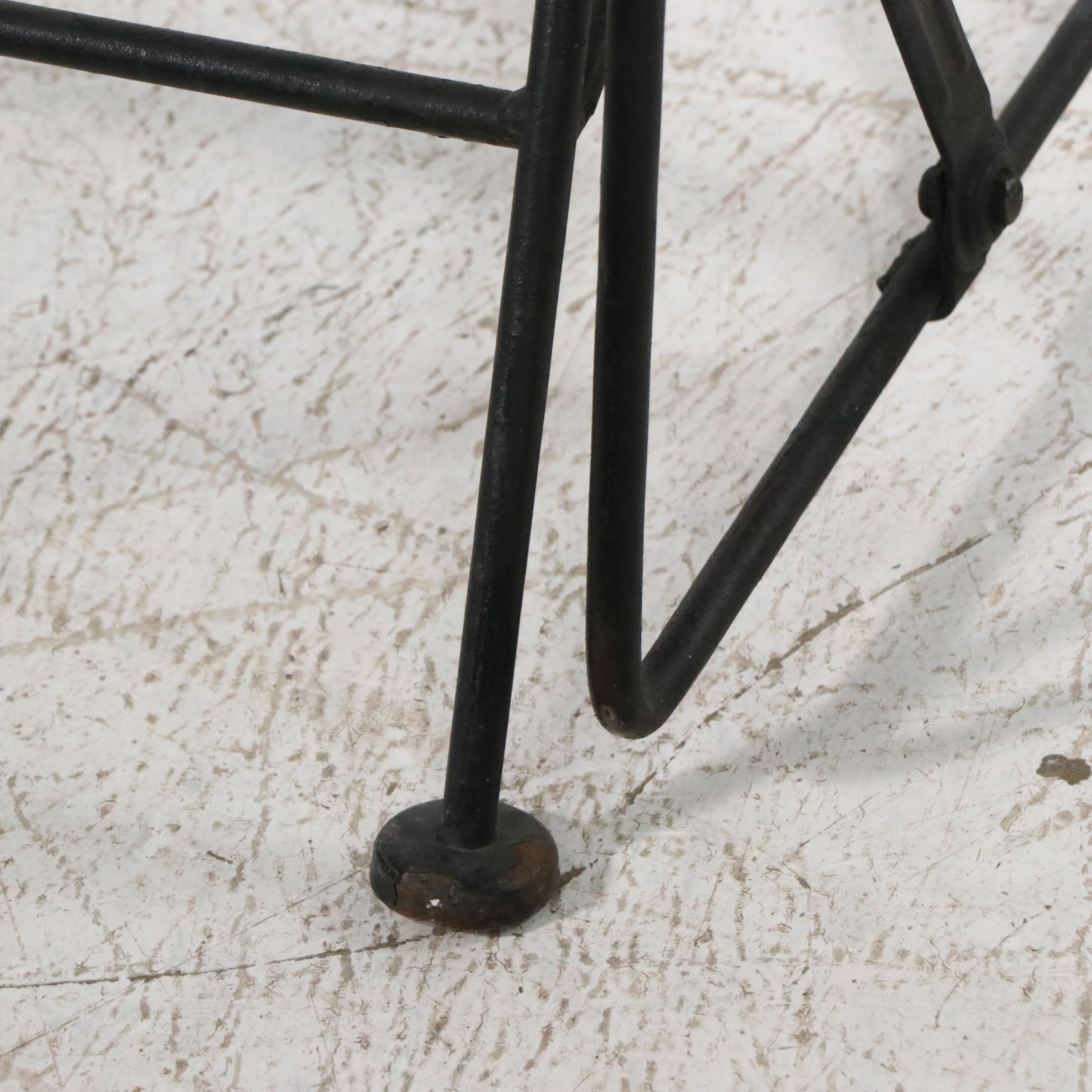 Wrought Iron and Mesh Patio Bar Cart and Loveseat Glider Bench