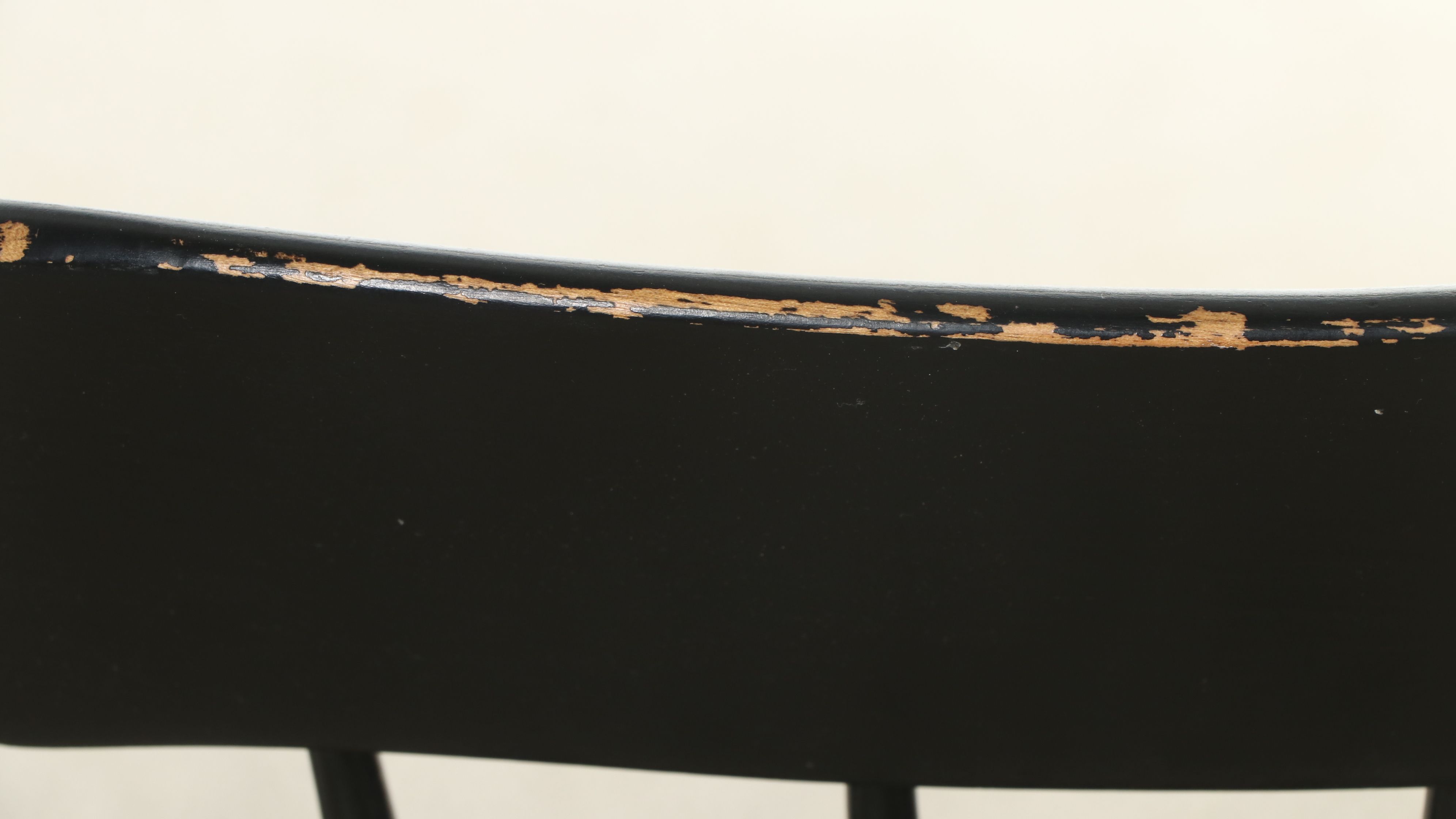 Hitchcock Style Painted and Stencil-Decorated Spindle-Back Chairs