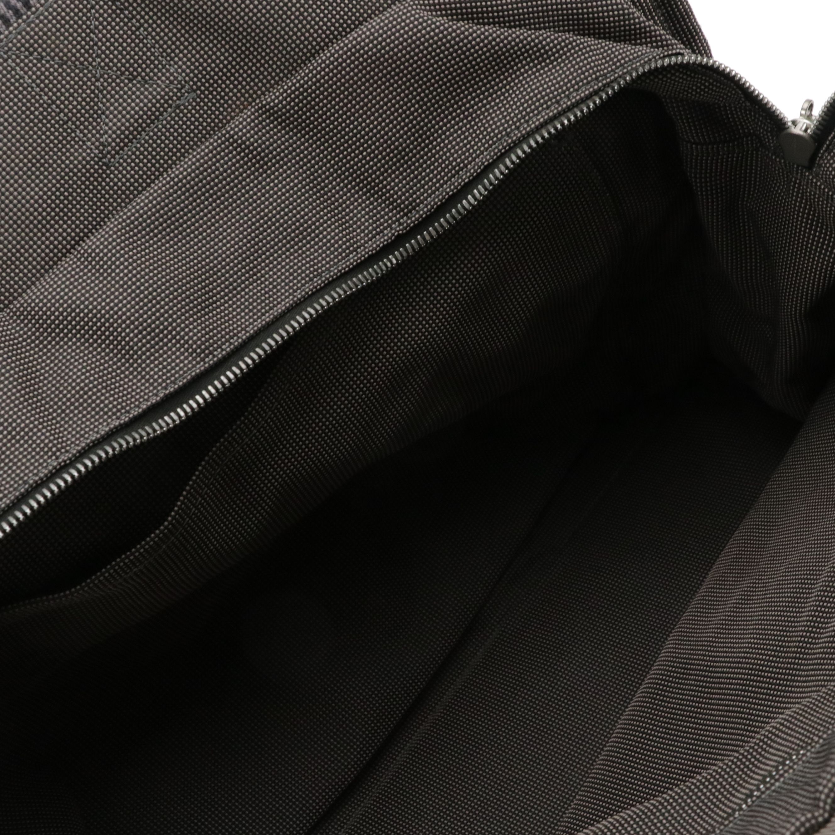 Hermès Herline Fourre-Tout GM Zip Tote in Grey Nylon Canvas