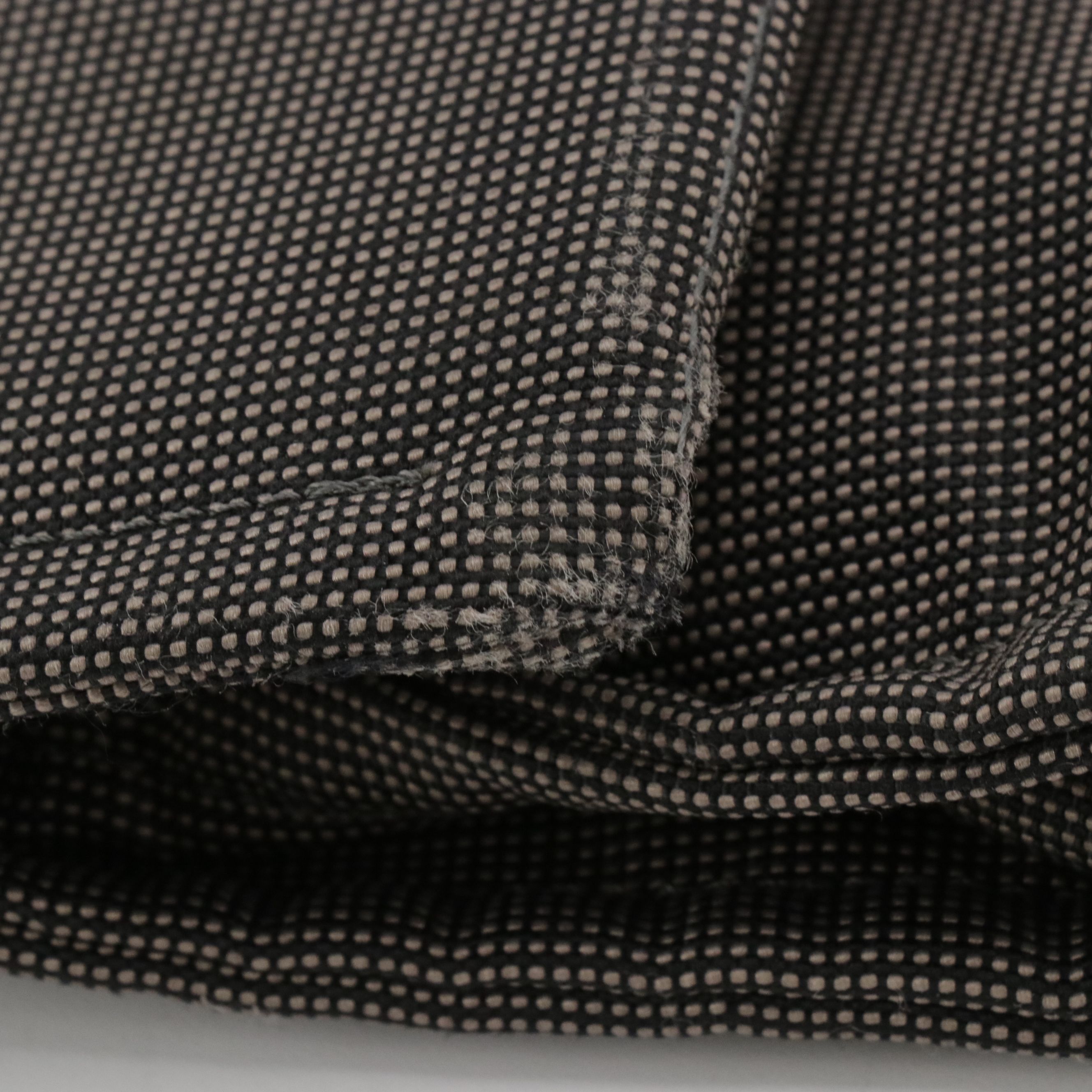 Hermès Herline Fourre-Tout GM Zip Tote in Grey Nylon Canvas