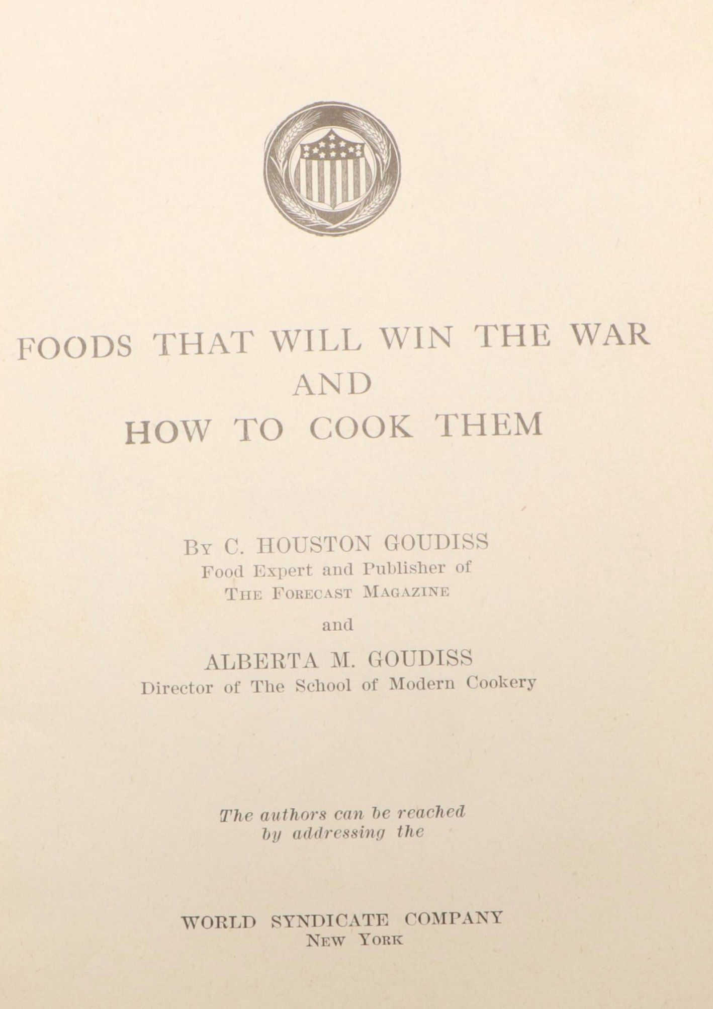 "The Home Queen World's Fair Souvenir Cook Book" and More Cookbooks