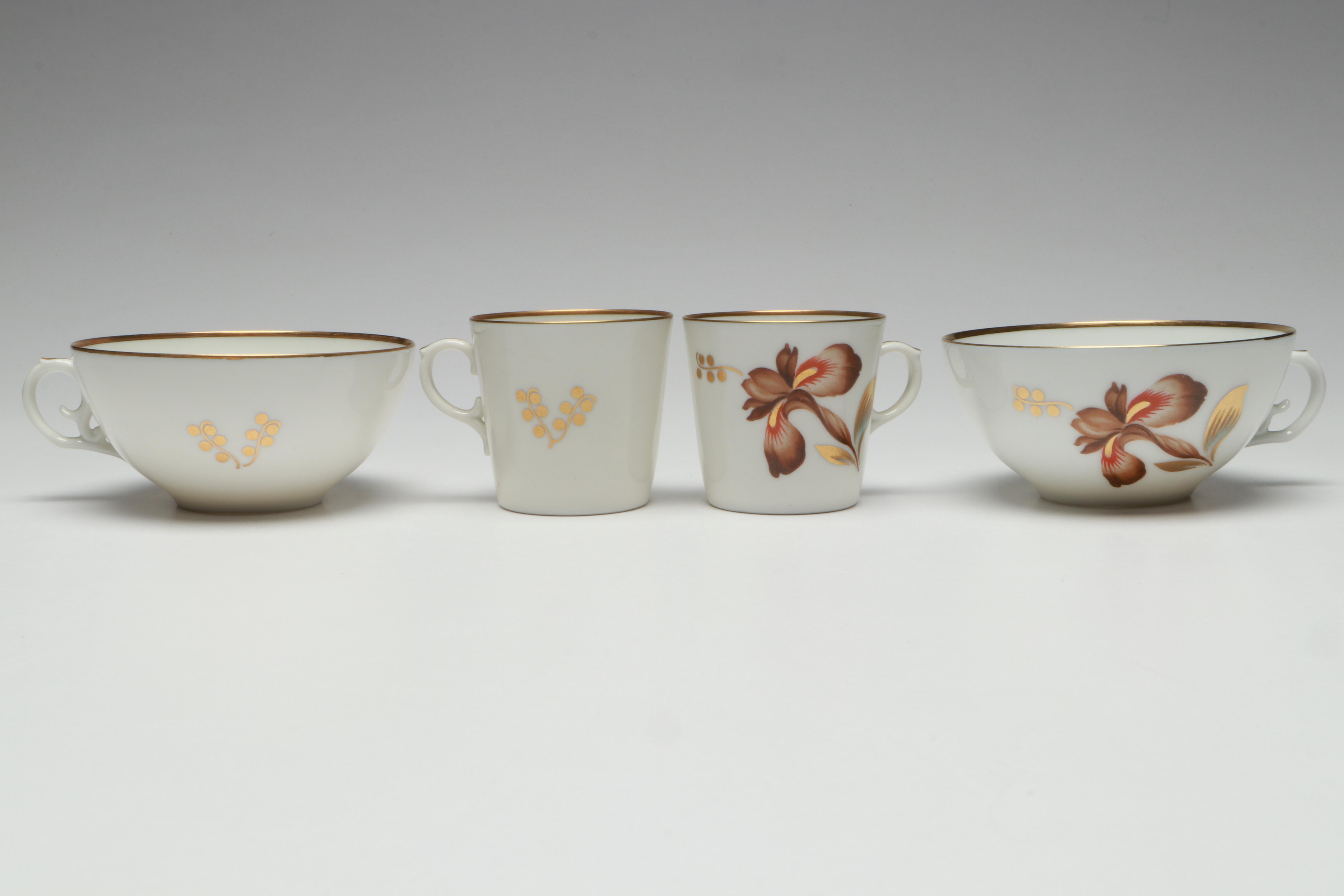 Royal Copenhagen "Brown Iris" Porcelain Dinnerware