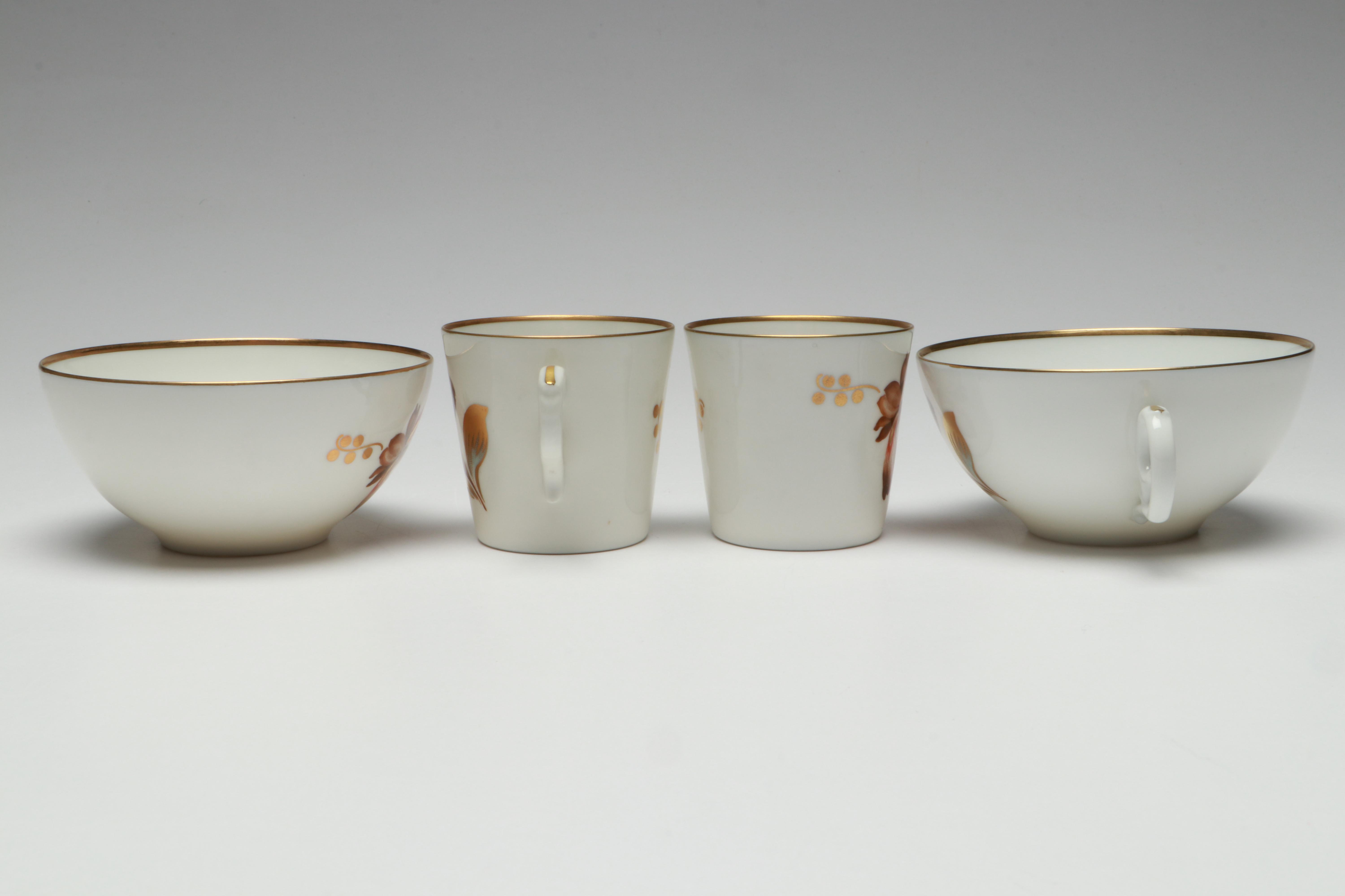 Royal Copenhagen "Brown Iris" Porcelain Dinnerware