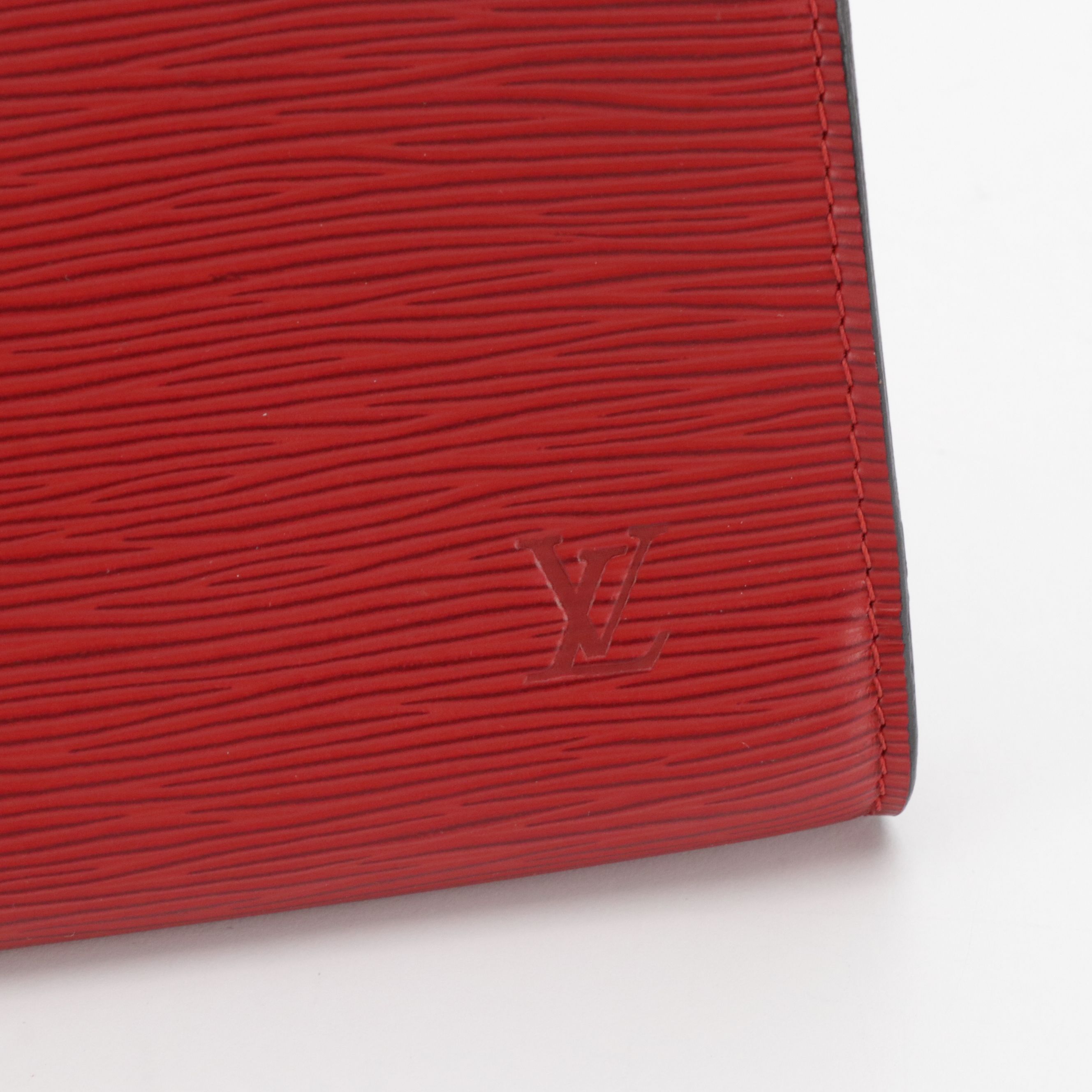 Louis Vuitton Pochette Accessoires 24 in Castilian Red Epi Leather