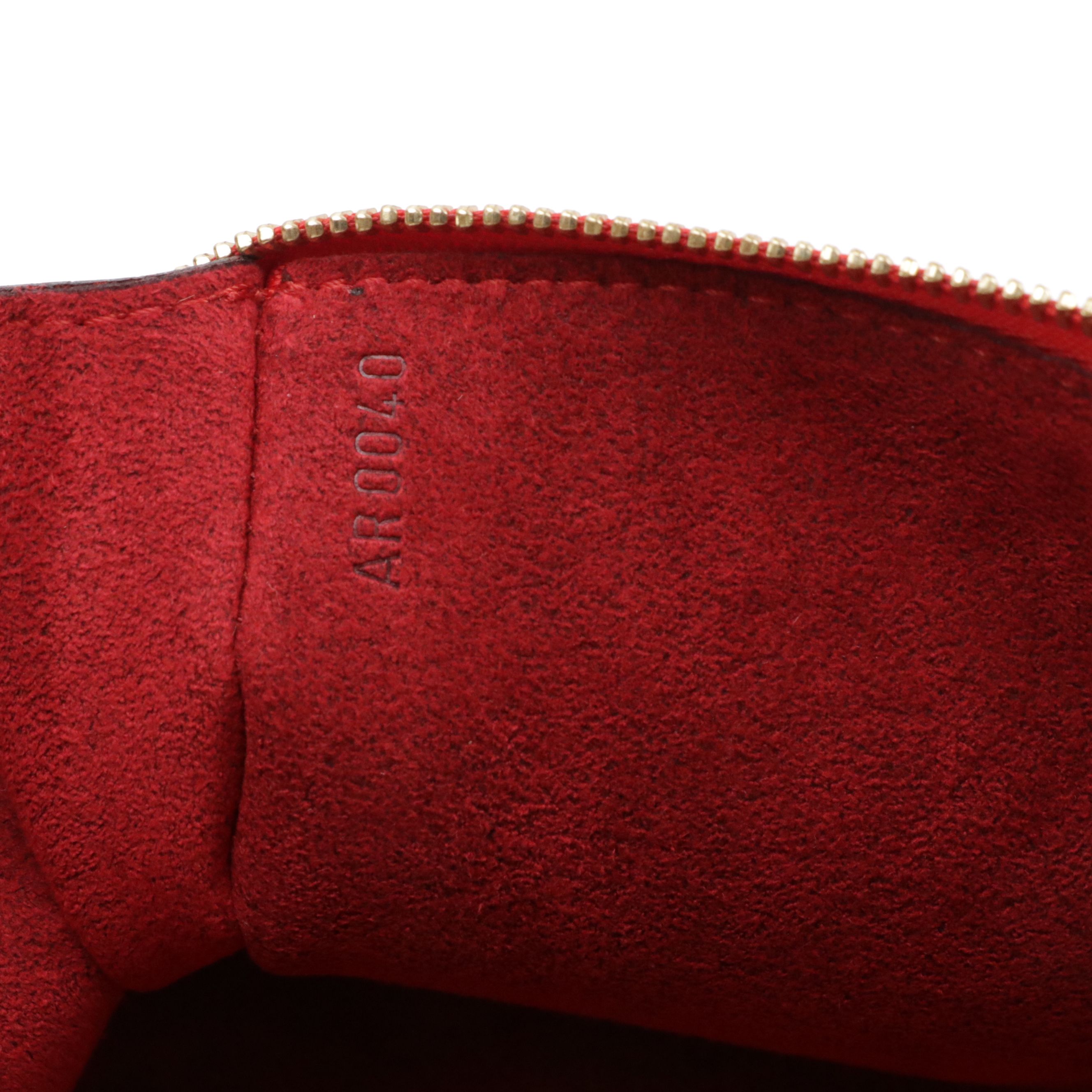 Louis Vuitton Pochette Accessoires 24 in Castilian Red Epi Leather