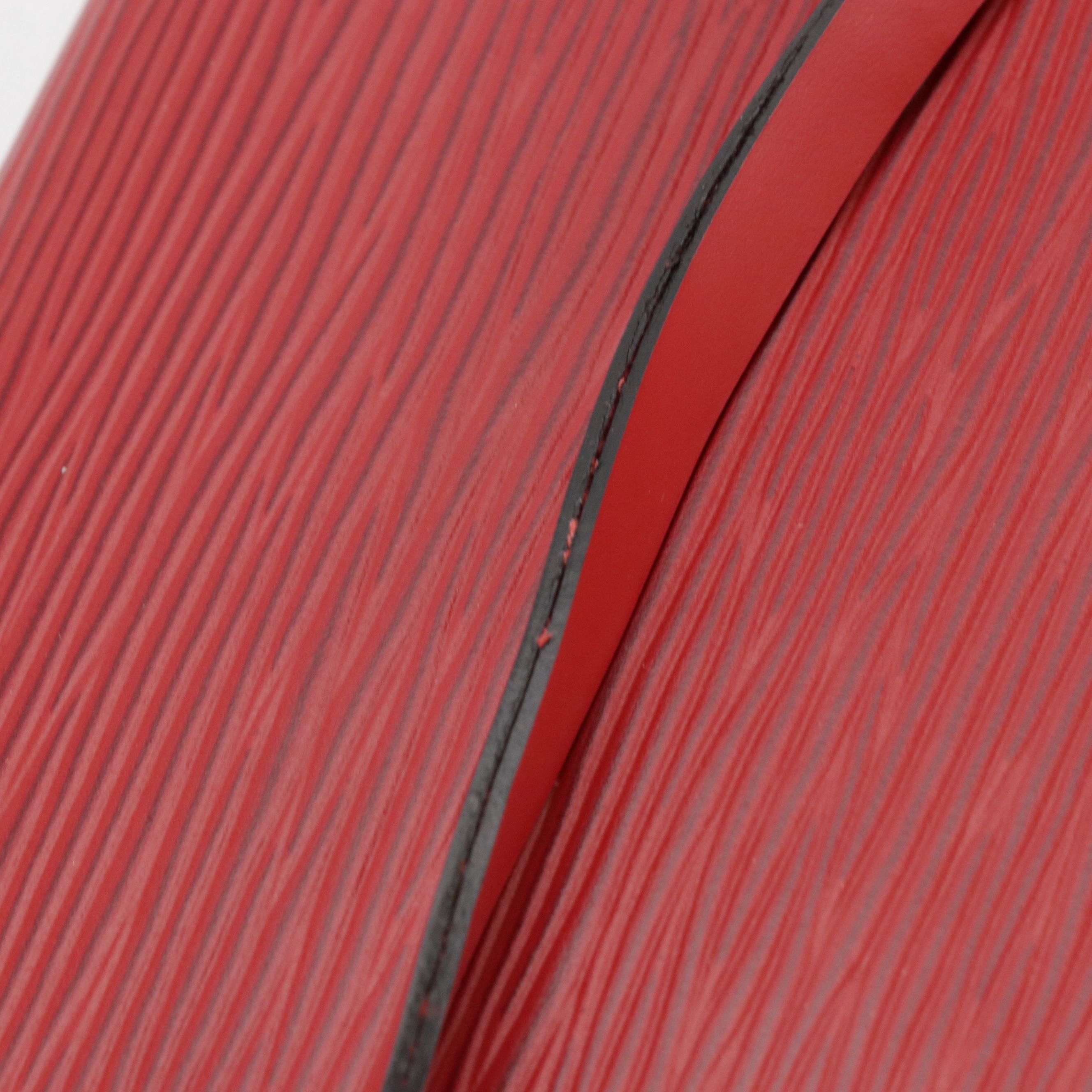 Louis Vuitton Pochette Accessoires 24 in Castilian Red Epi Leather