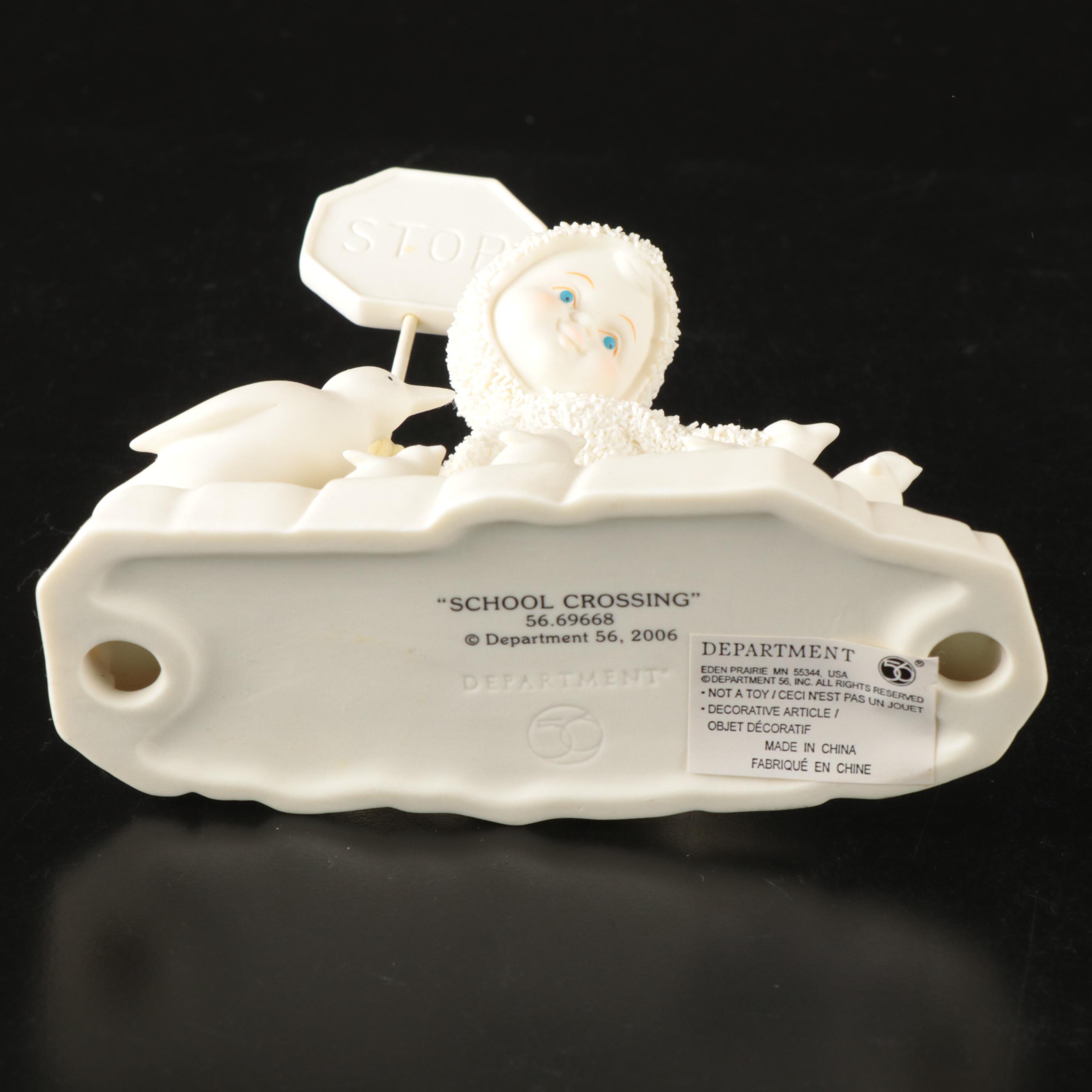 Department 56 "School Crossing," "Congratulations," and More Bisque Figurines