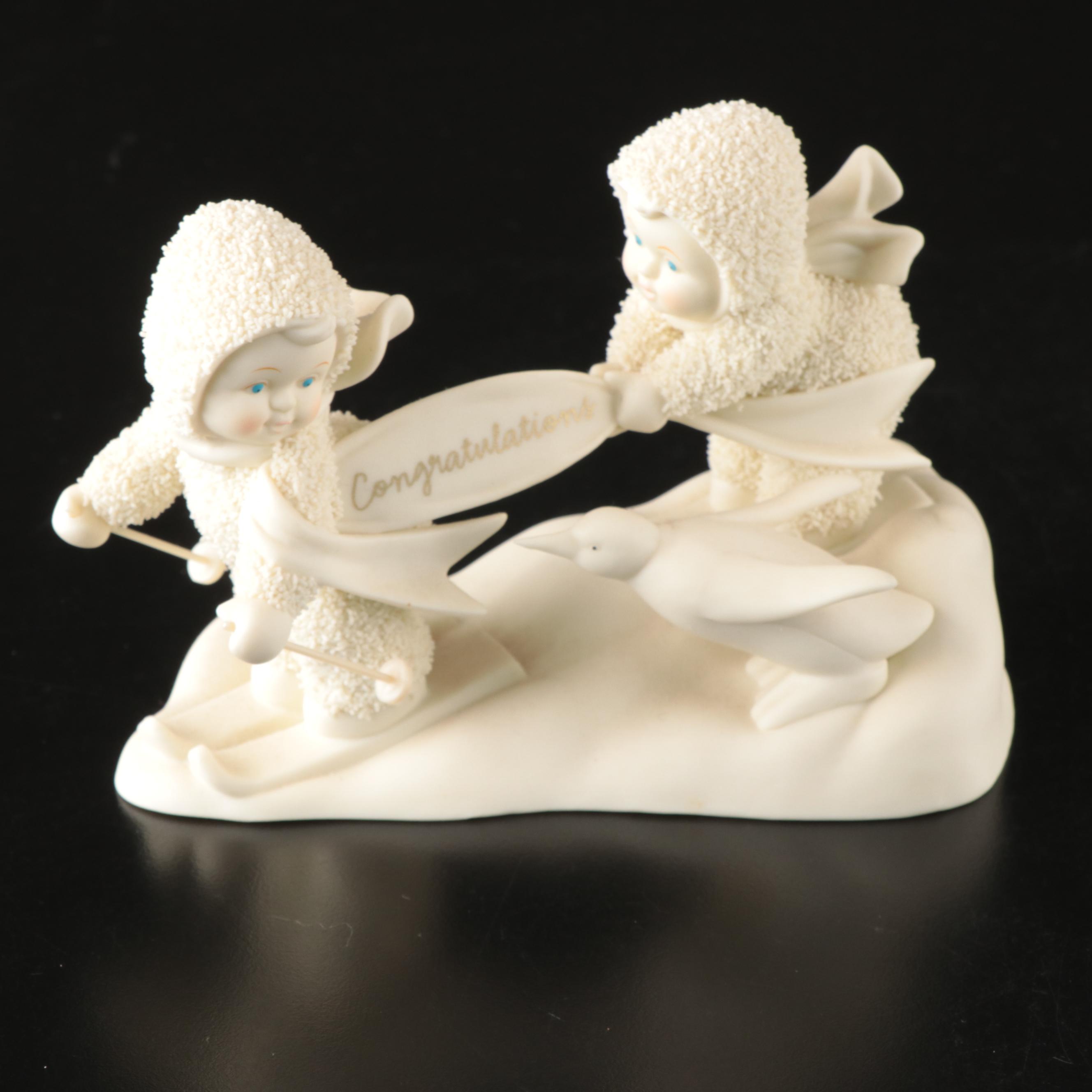 Department 56 "School Crossing," "Congratulations," and More Bisque Figurines