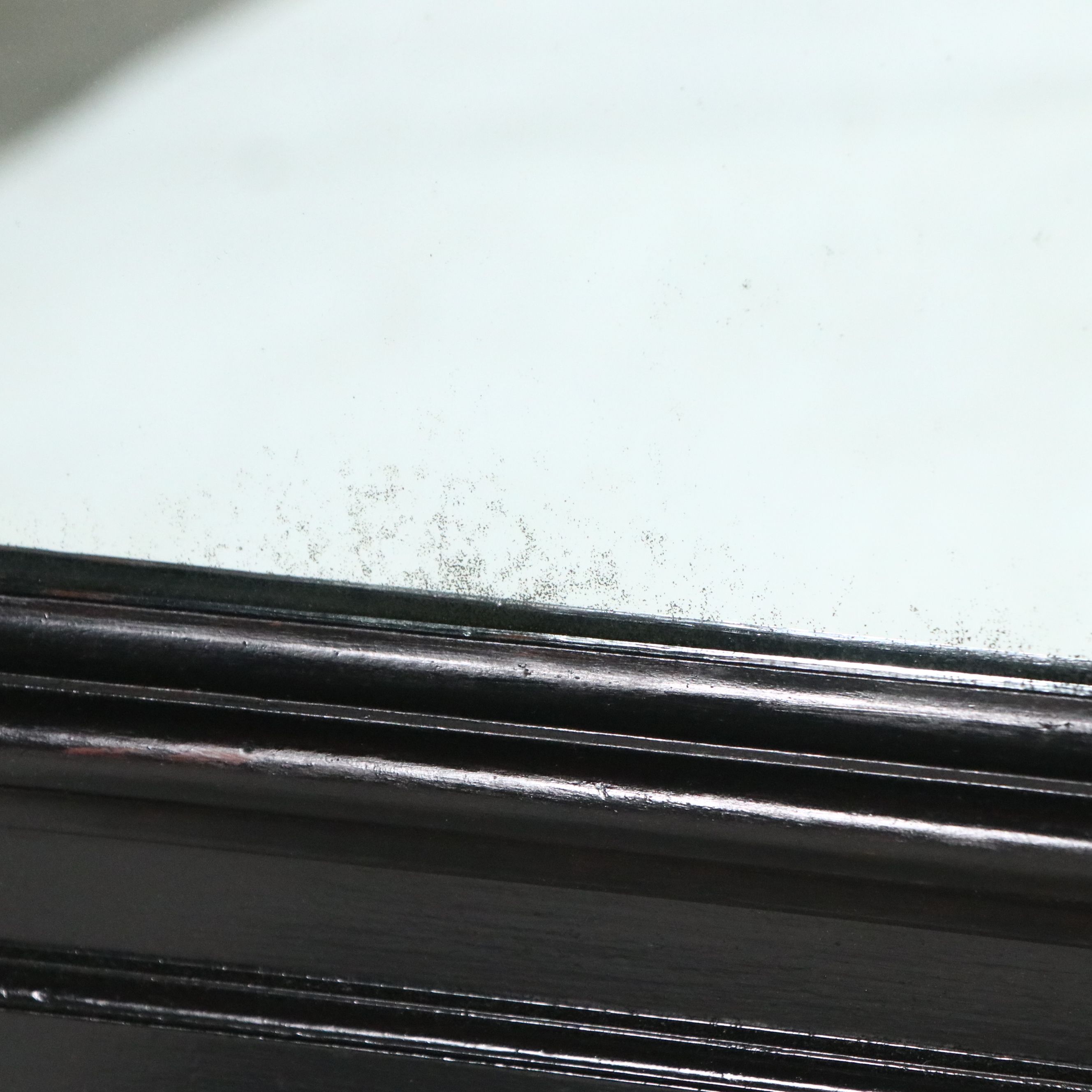 Victorian Renaissance Revival Painted Wood Marble Top Hall Tree