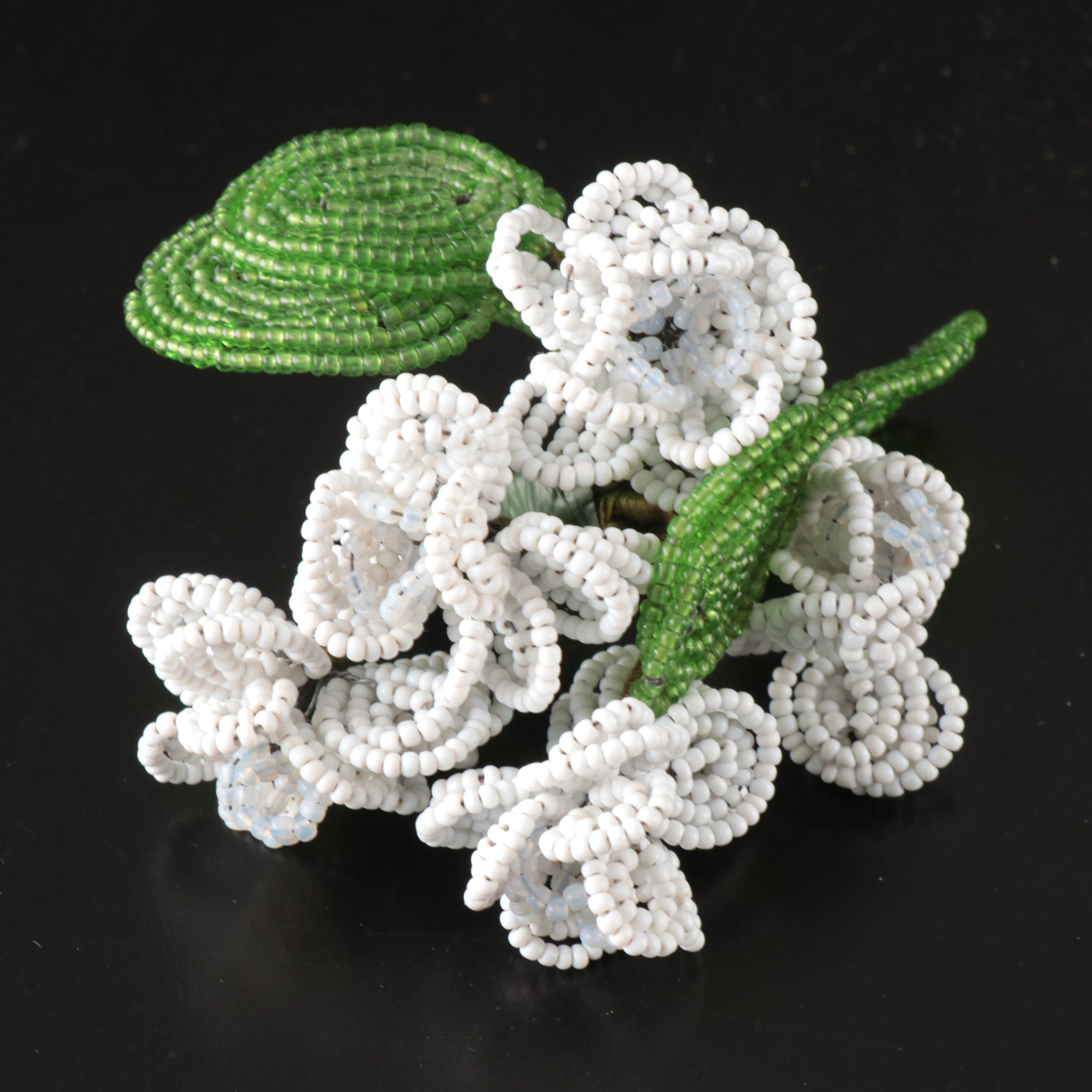 Vandor Porcelain and Glass Figural Bud Vase and Putto Ceramic Bud Vase