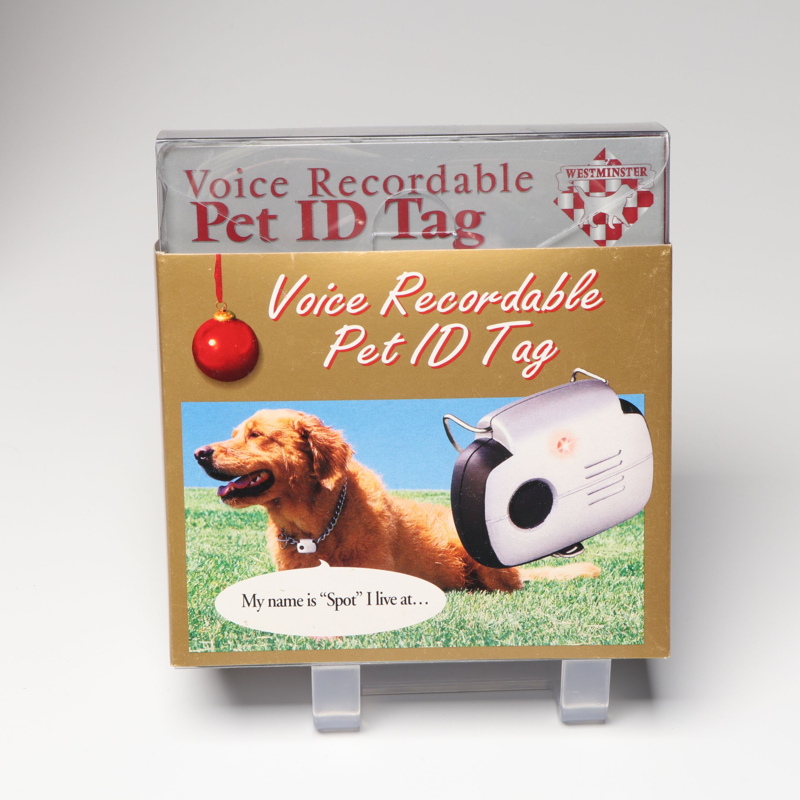 Voice Recording Pet ID Tag with Basset Hound Puzzles and More Décor