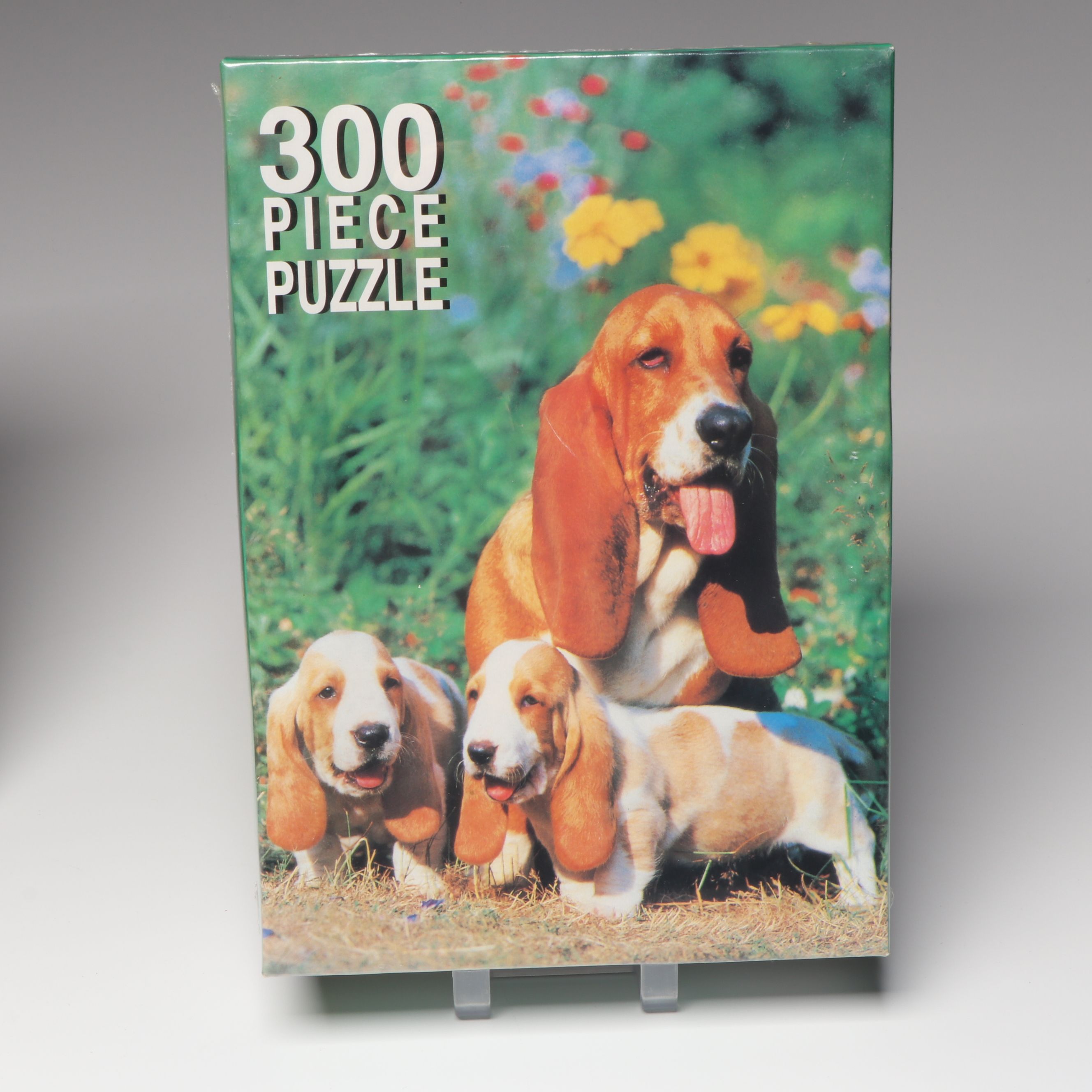 Voice Recording Pet ID Tag with Basset Hound Puzzles and More Décor