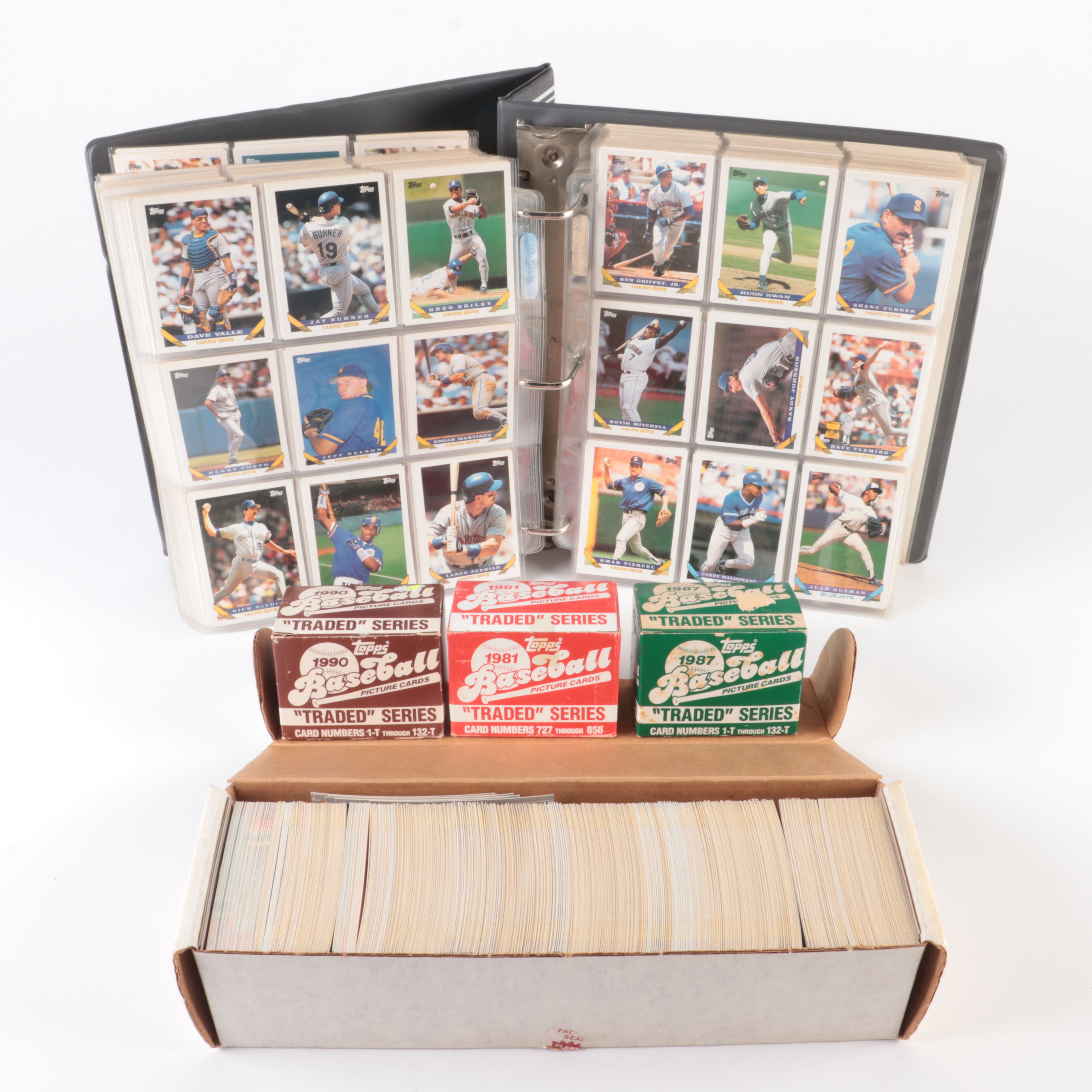 Baseball Card Collection, 1980s and 1990s, Topps and Fleer