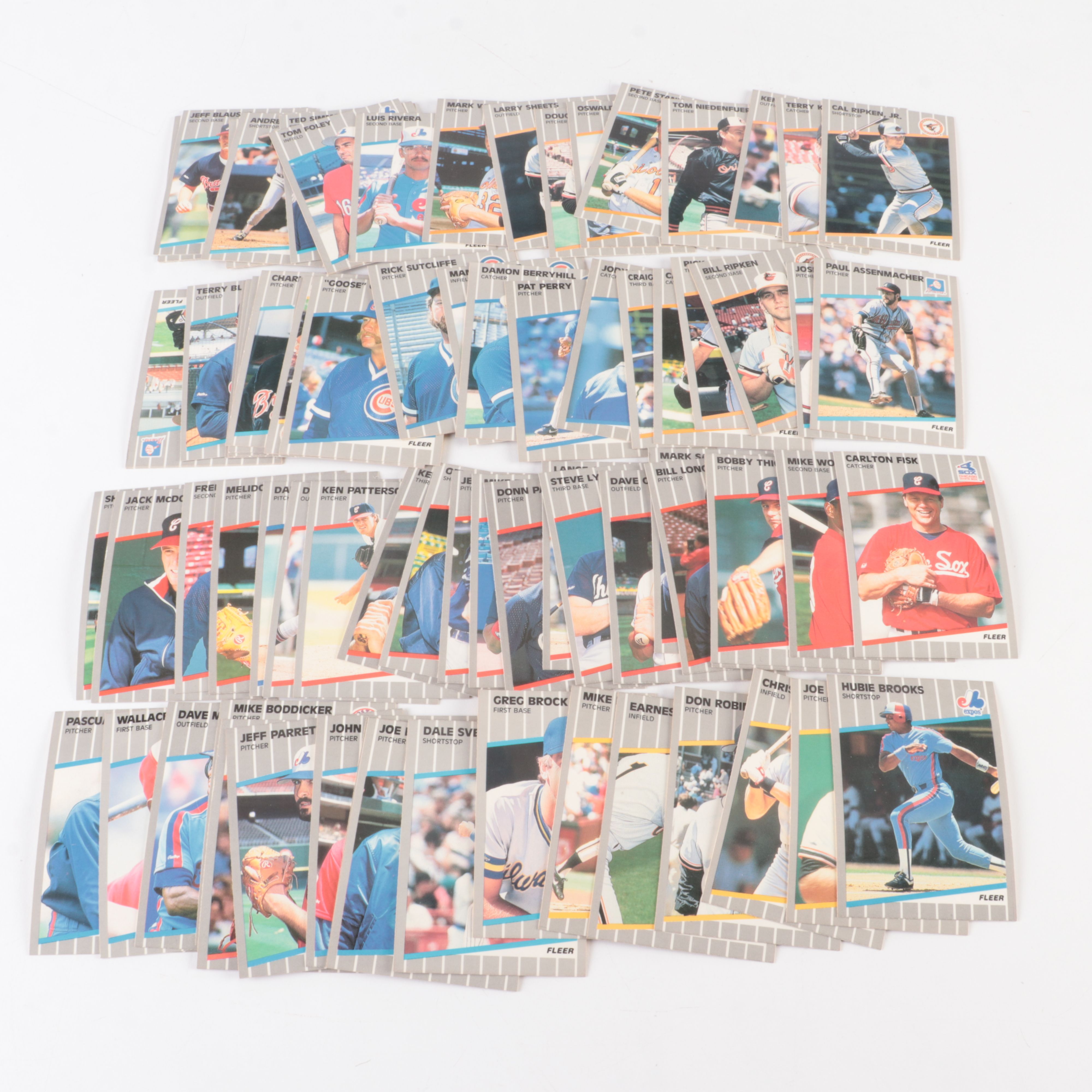 Baseball Card Collection, 1980s and 1990s, Topps and Fleer