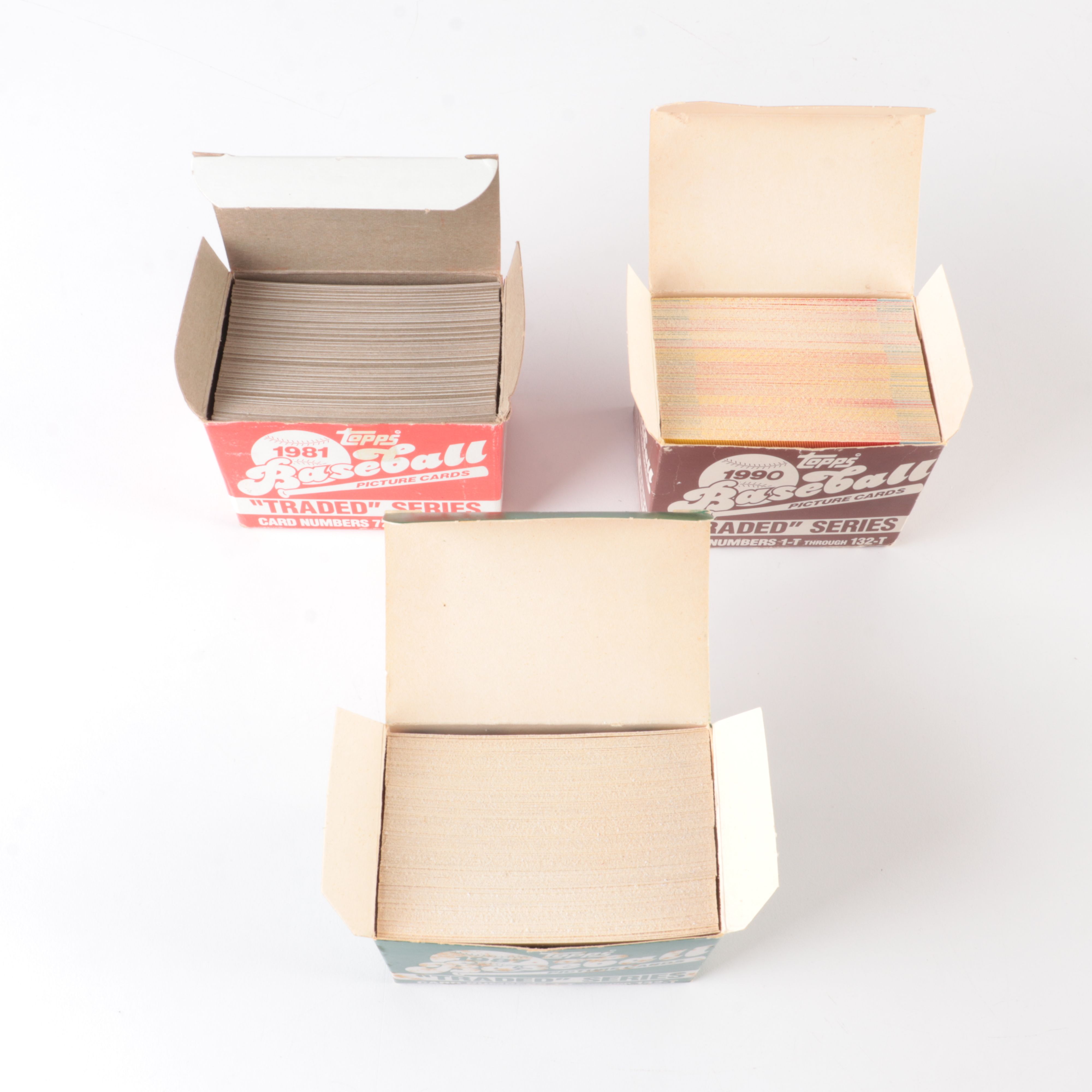 Baseball Card Collection, 1980s and 1990s, Topps and Fleer