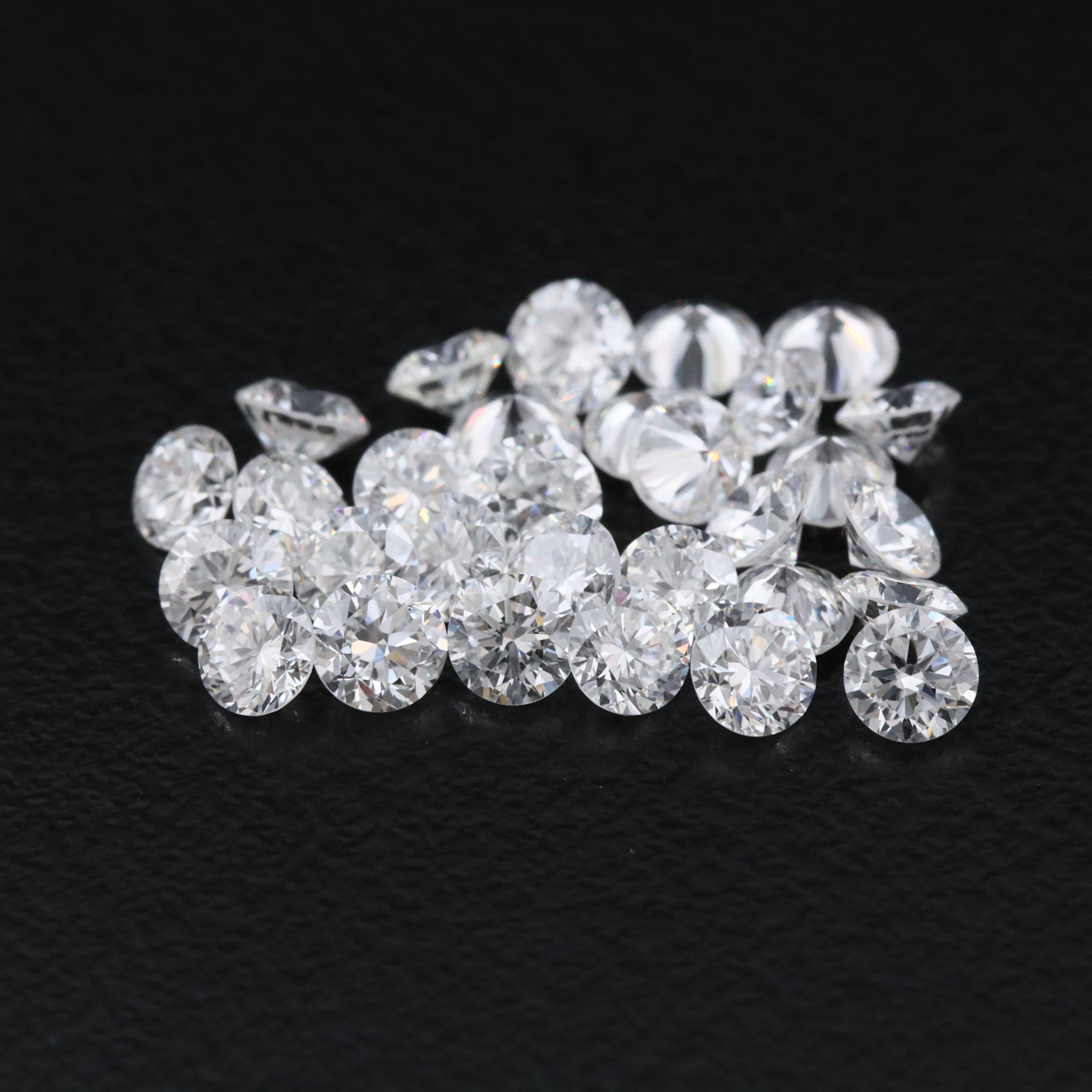 Loose 3.23 CTW Lab Grown Diamonds