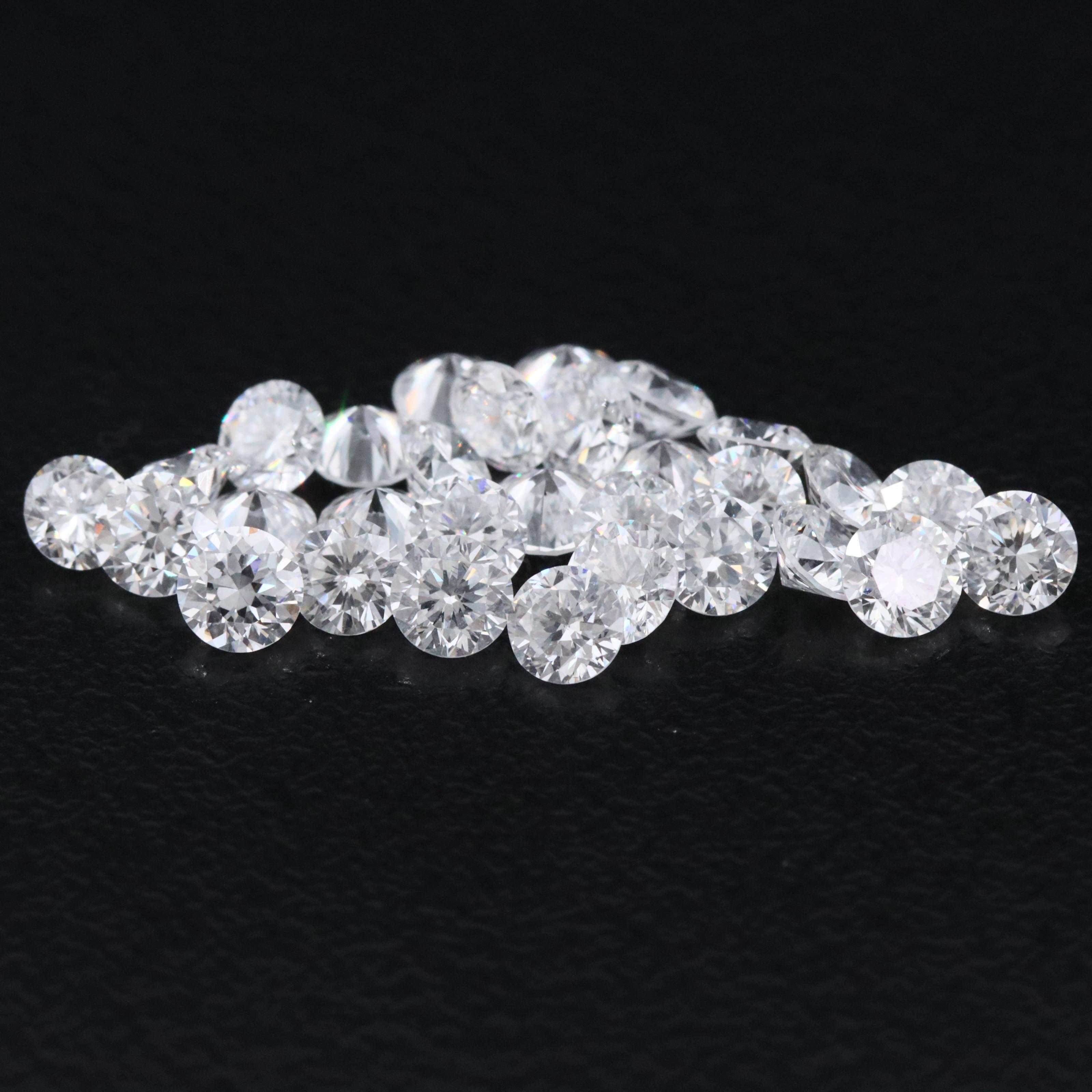Loose 3.28 CTW Lab Grown Diamonds