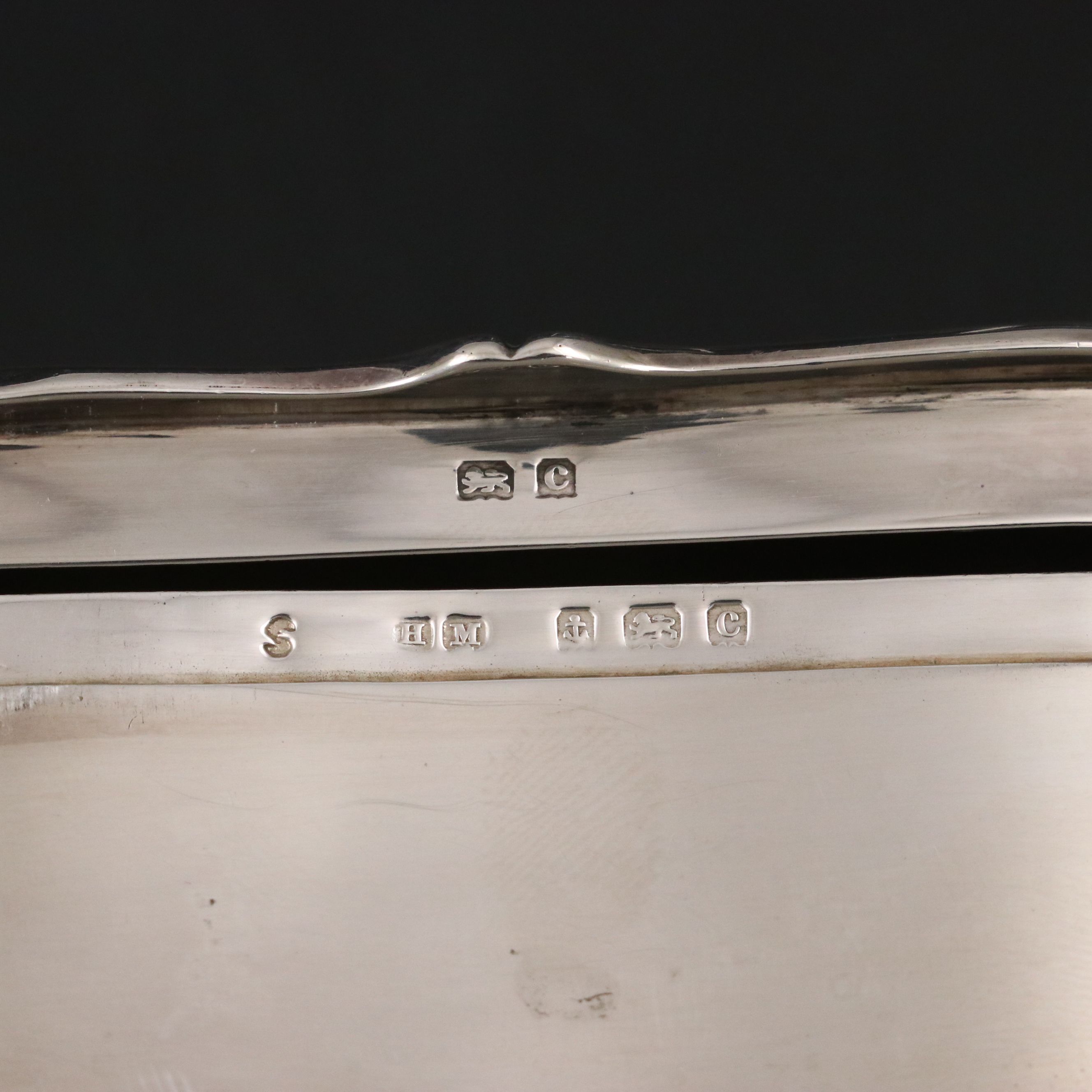 English Arts & Crafts Sterling Creamer with Other Lidded Box and Sugar Bowl