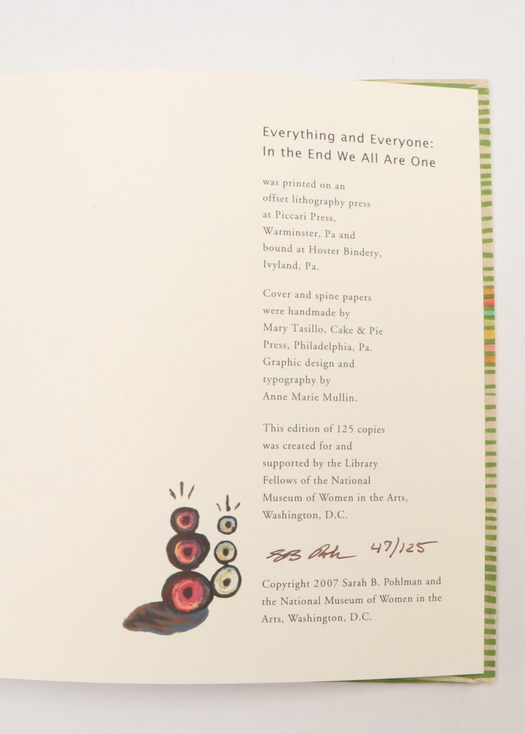 Signed Limited Edition "Everything and Everyone" by Sarah Pohlman and More Books