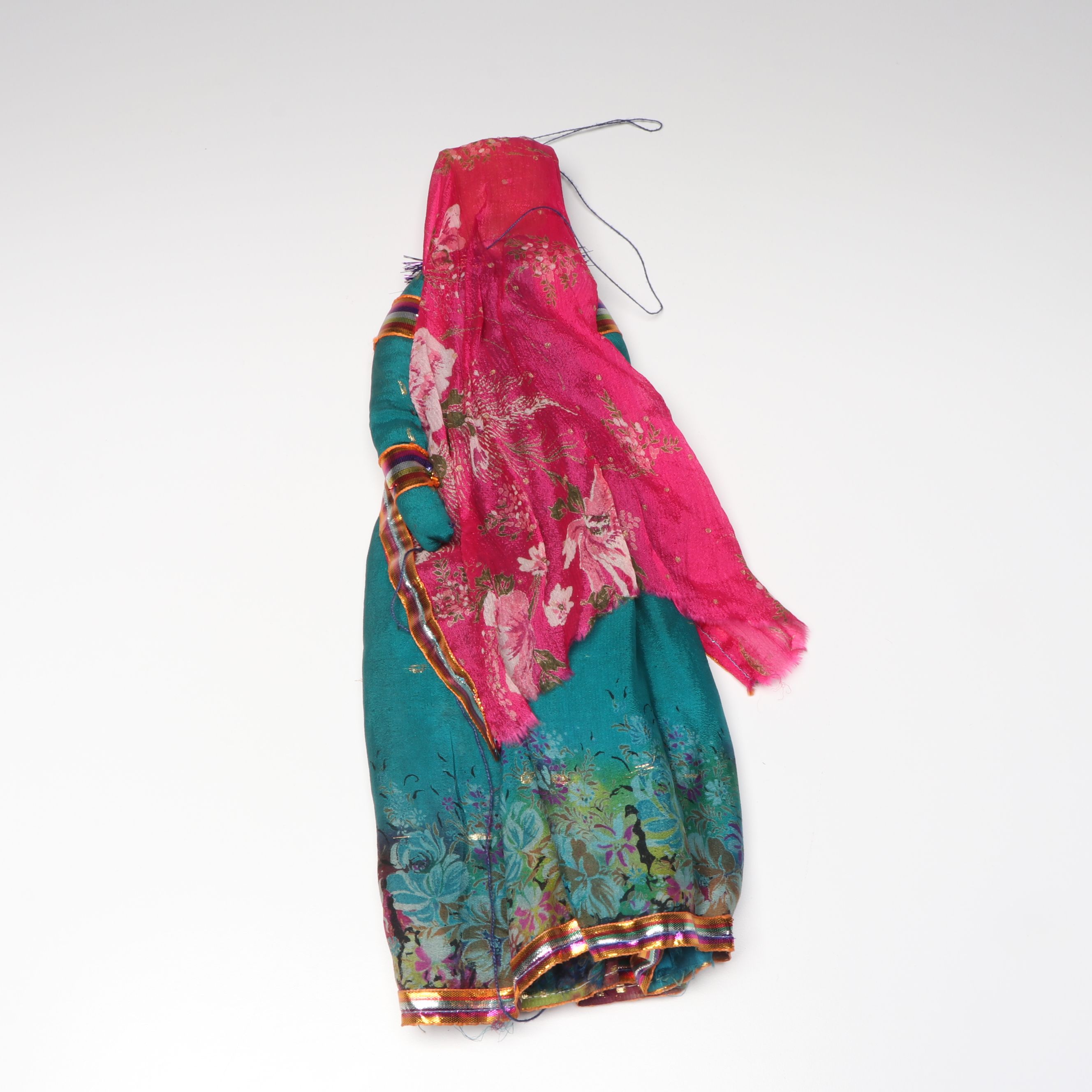 Indian Hand-Painted Wooden Marionettes and Dolls