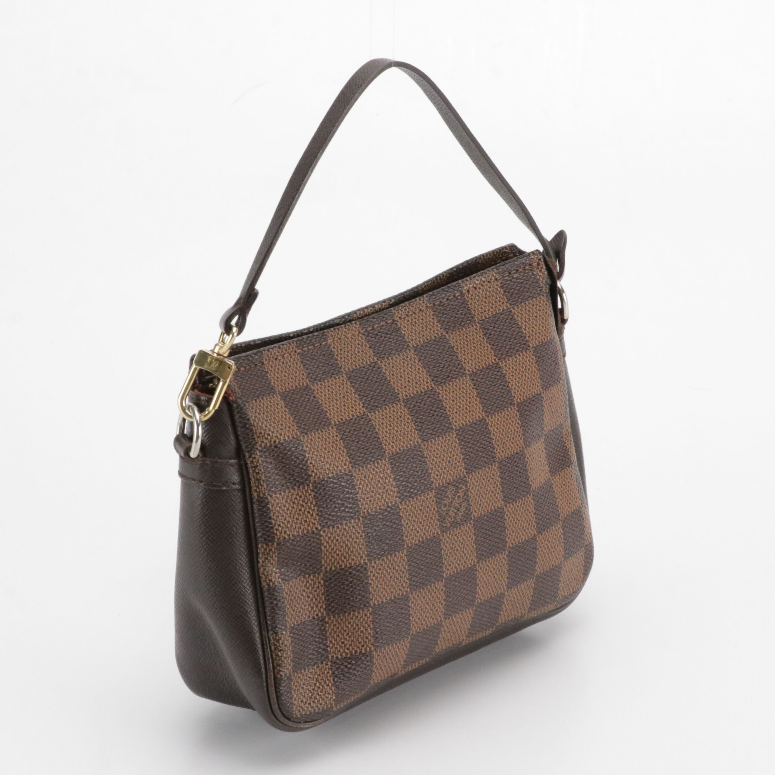 Louis Vuitton Trousse Accessoires Pochette Bag in Damier Ebene Canvas