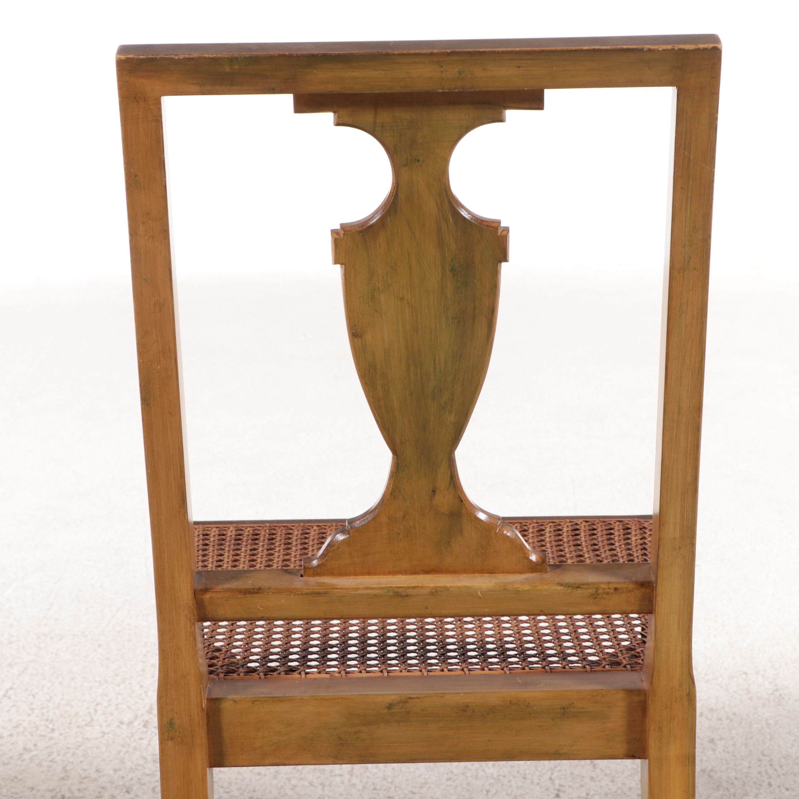 Five-Piece Bittners Adams Style Paint-Decorated Dining Set